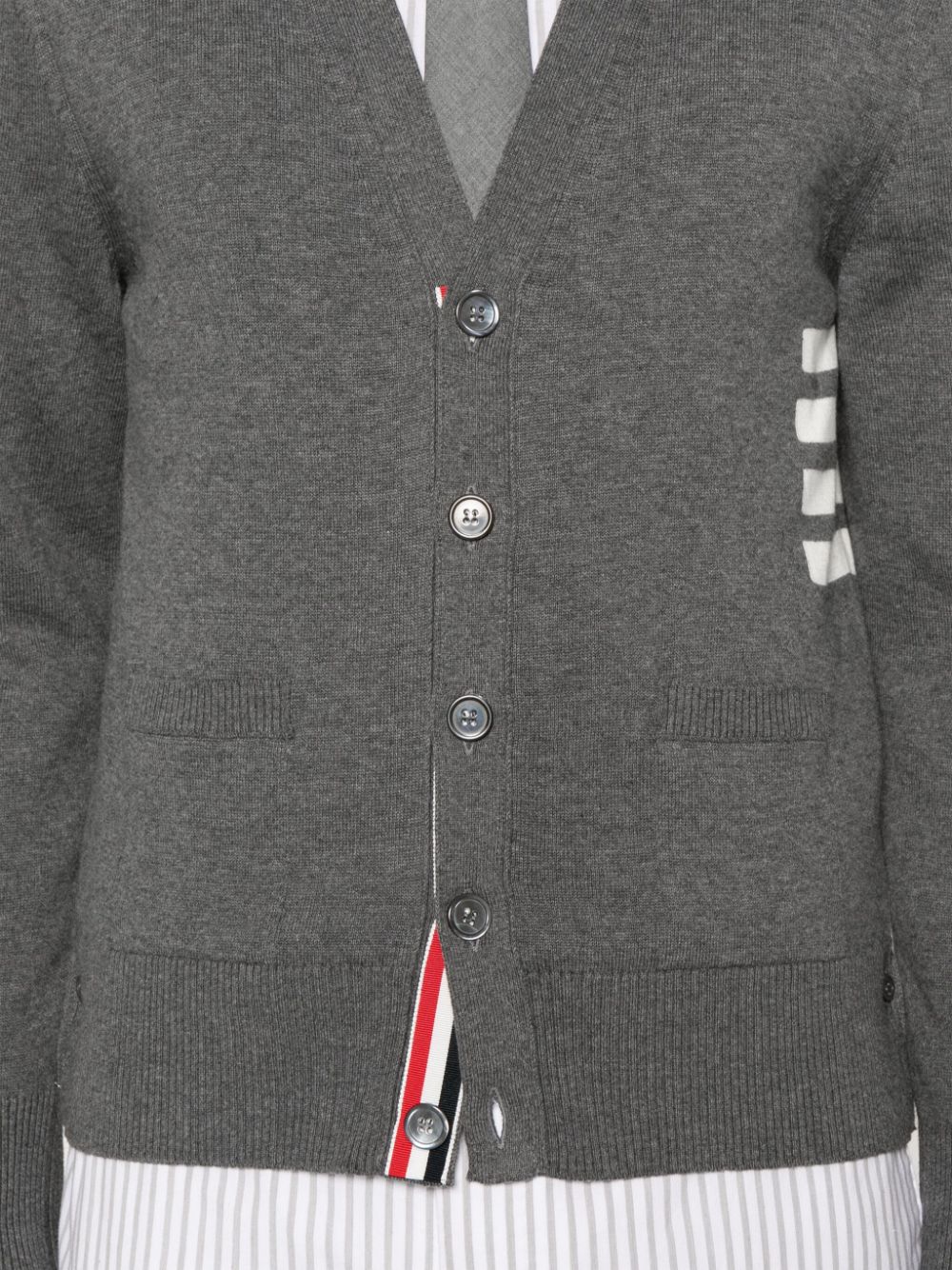 4BAR COTTON CARDIGAN - Image 2