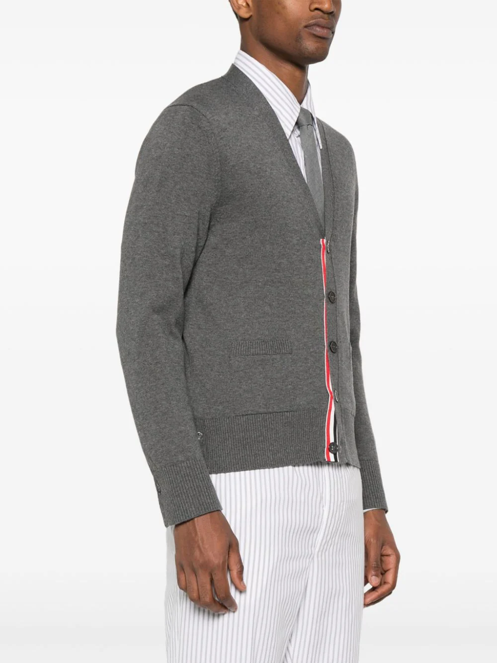 4BAR COTTON CARDIGAN - Image 3