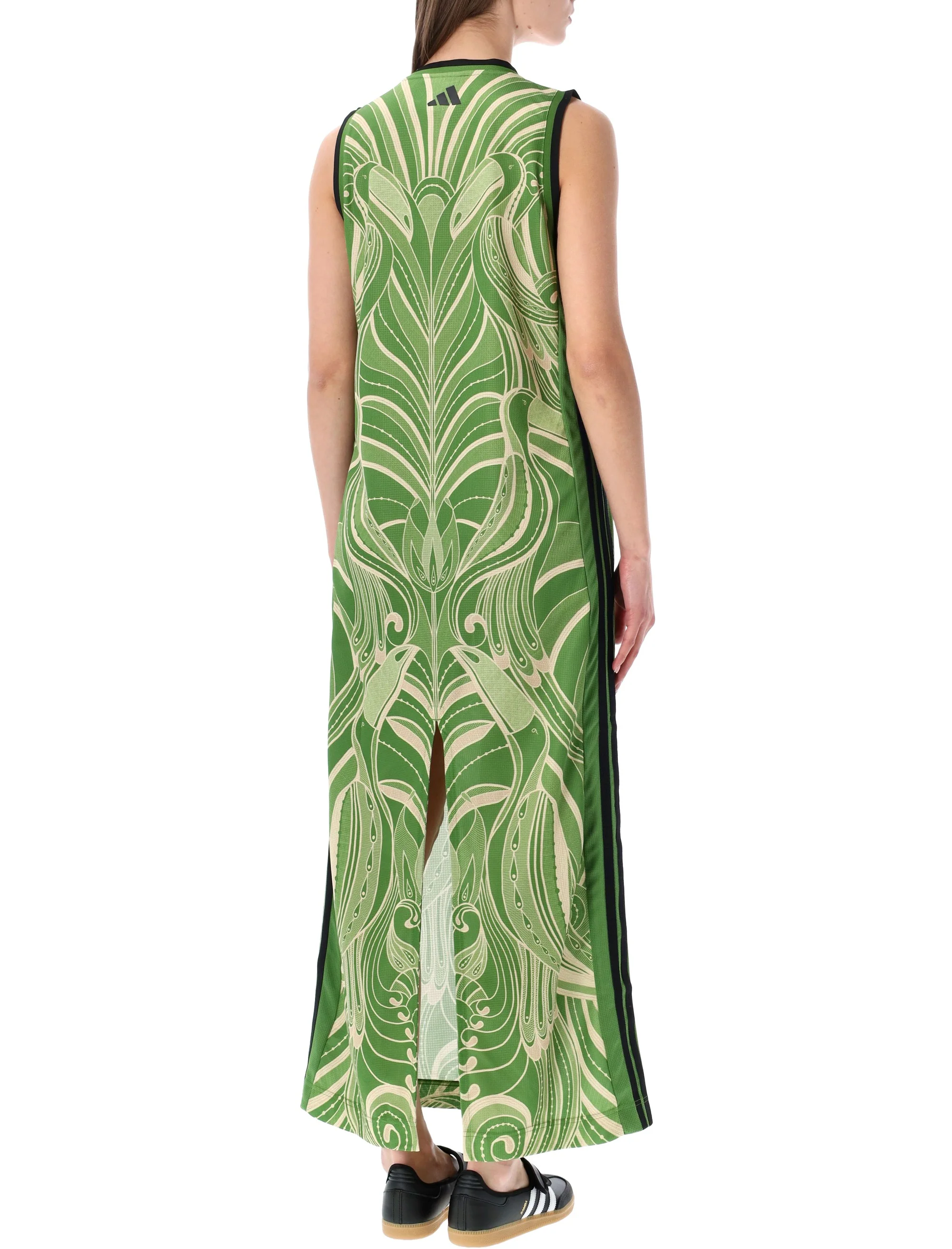ADIDAS ORIGINALS FARM GREEN MAXI DRESS - Image 2