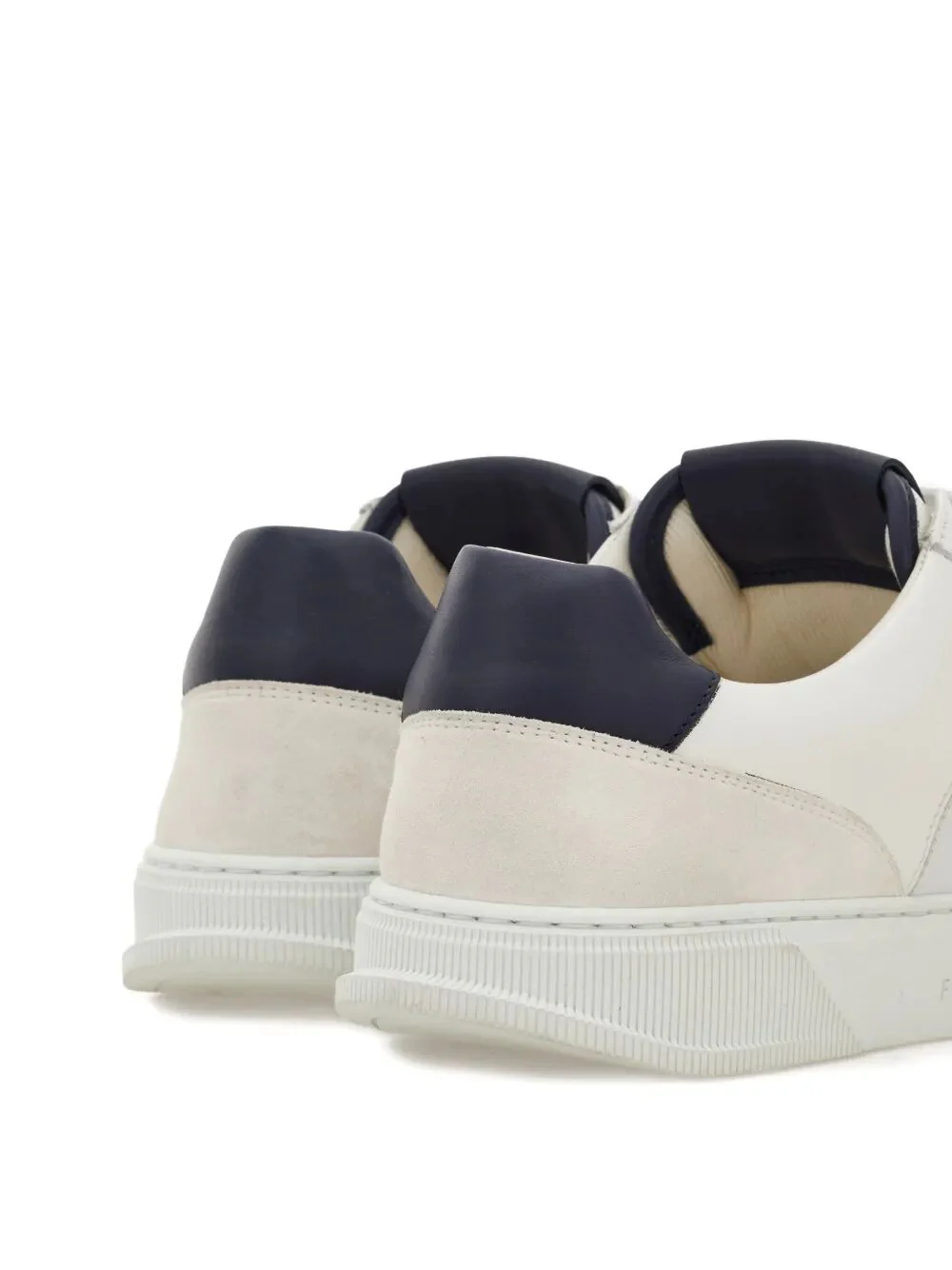 ALASKA LEATHER AND SUEDE SNEAKER WITH GANCINI DETAIL - Image 3