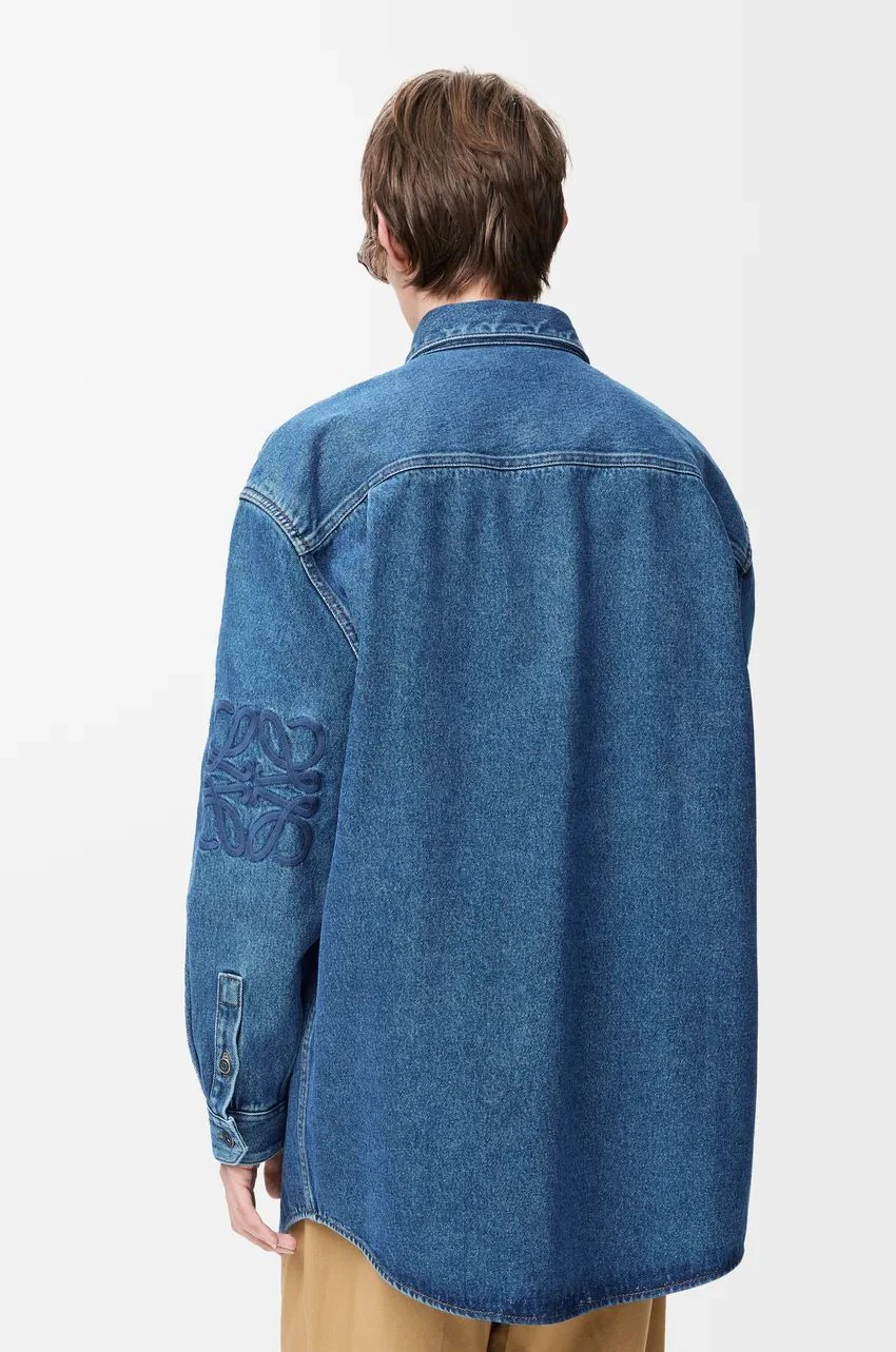 ANAGRAM DENIM OVERSHIRT - Image 3