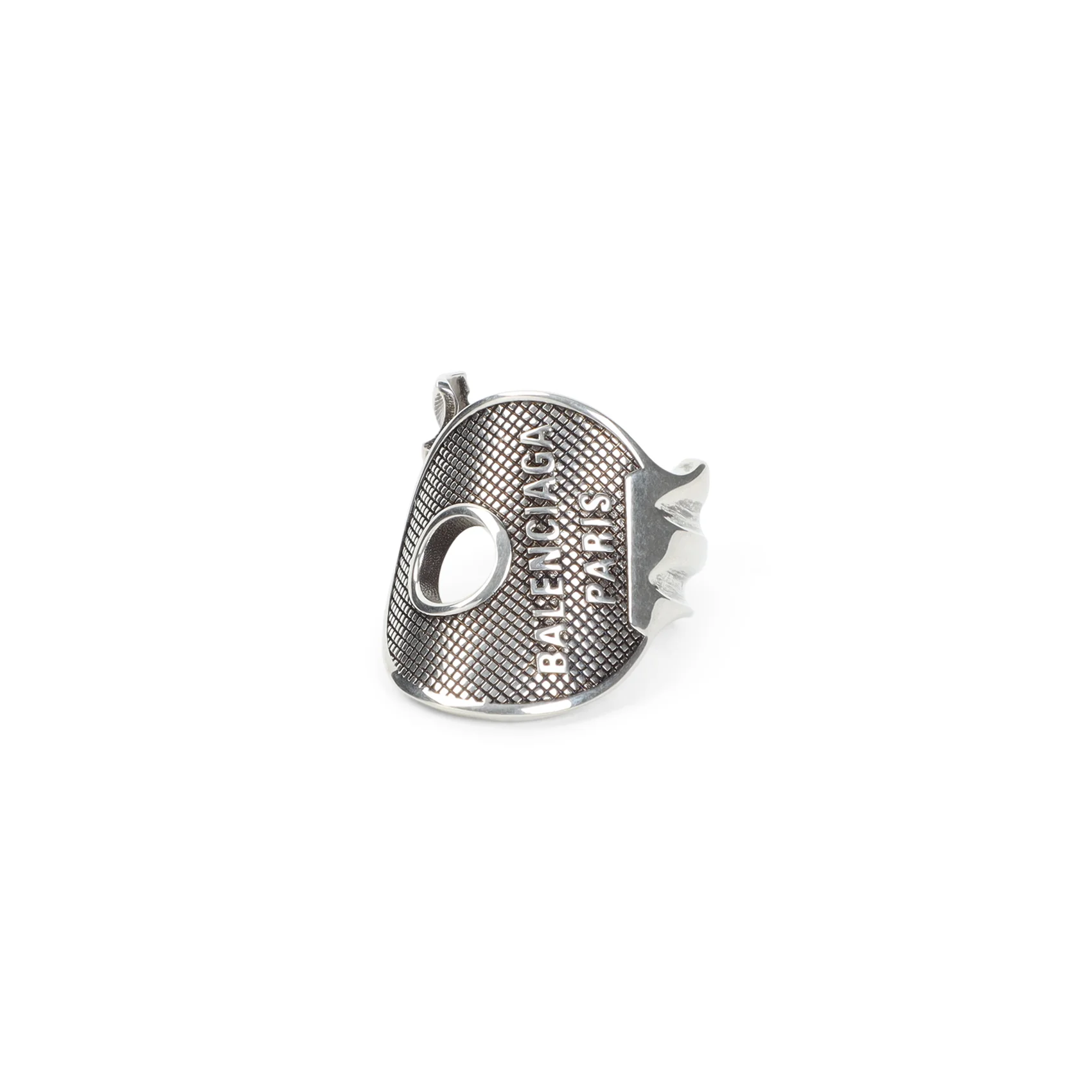 ANTIQUE SILVER BRASS NEVERLOST RING