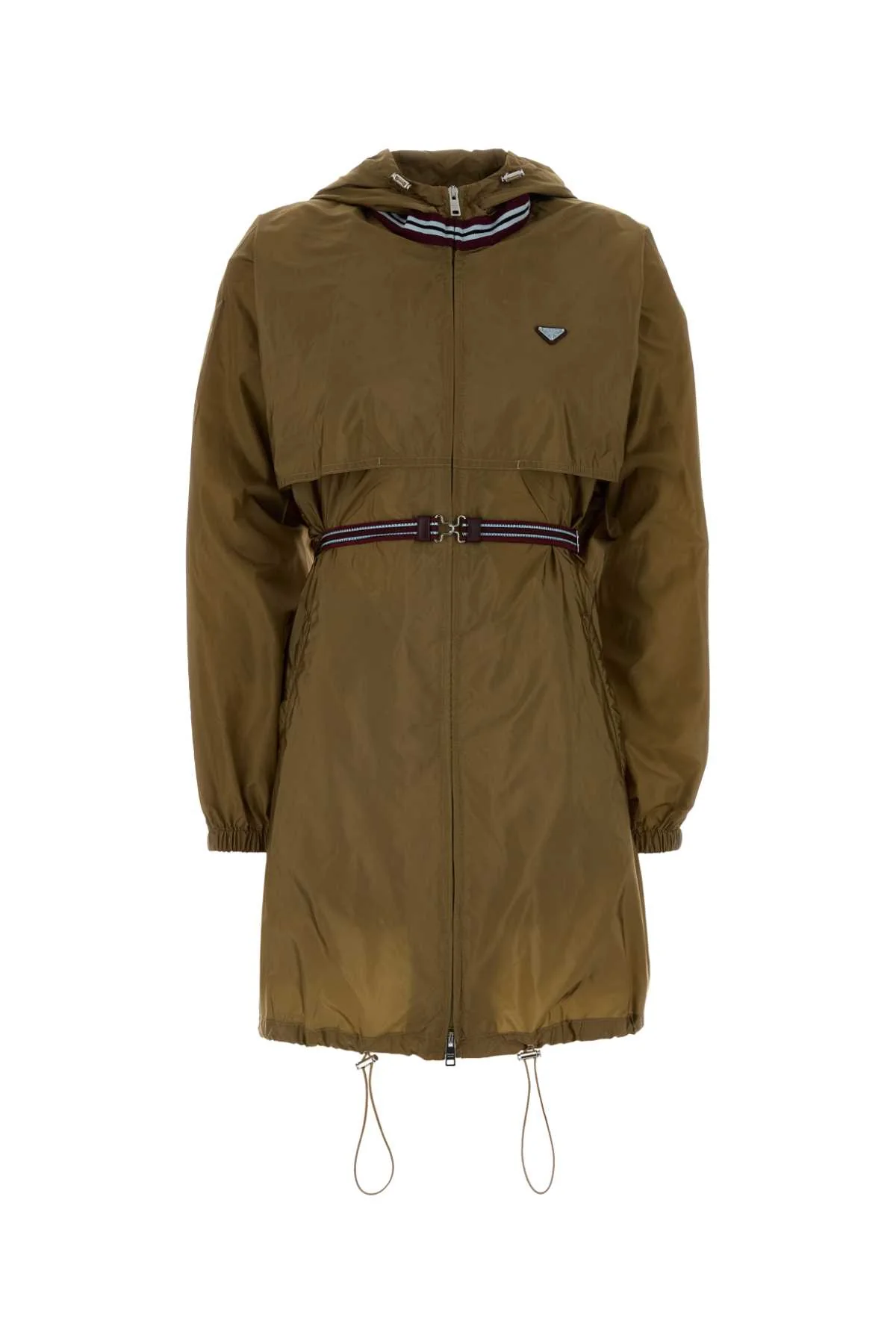 ARMY GREEN RE-NYLON RAINCOAT