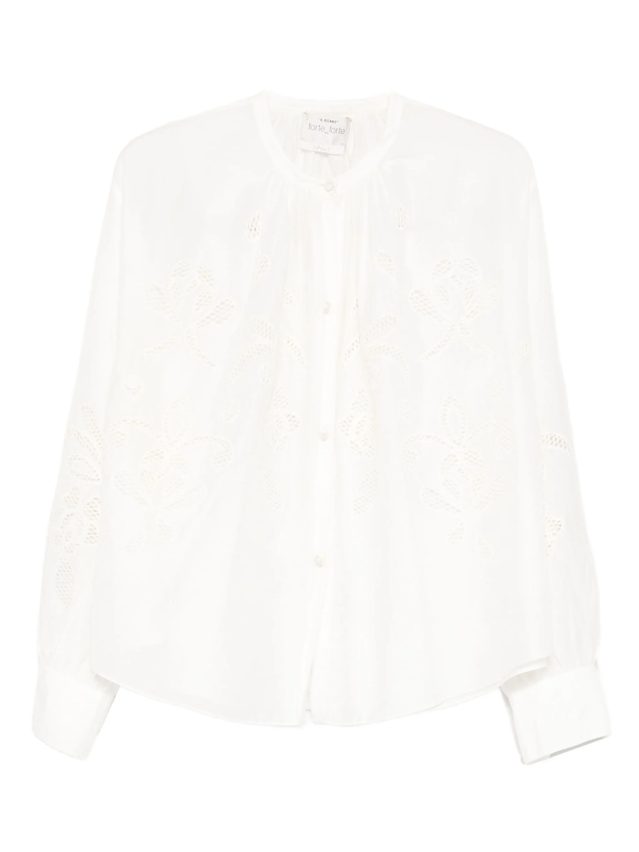 AVORIO LUNAMARIS EMBROIDERY COTTON SILK