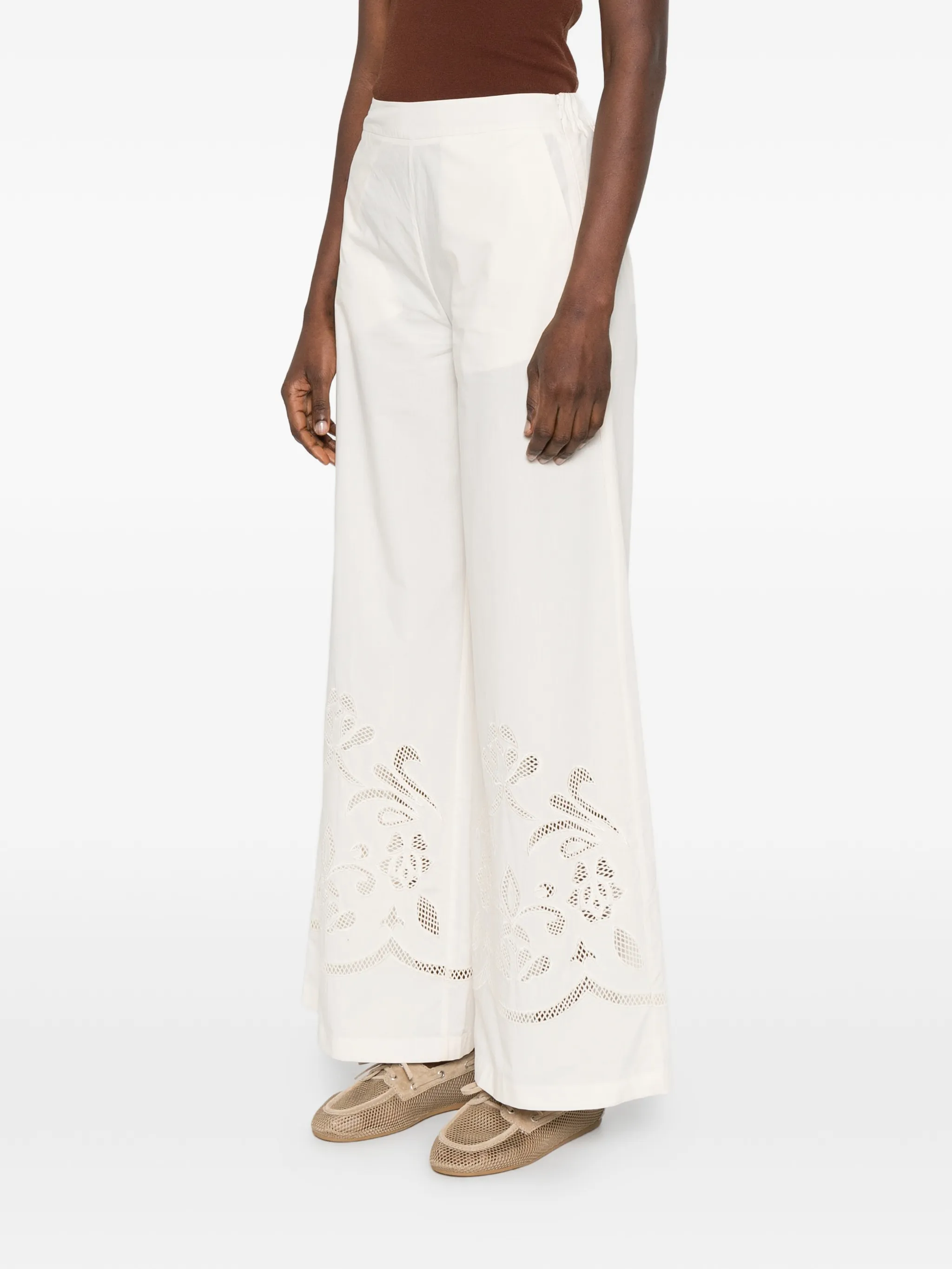 AVORIO LUNAMARIS EMBROIDERY POPLINE SHIRT - Image 4