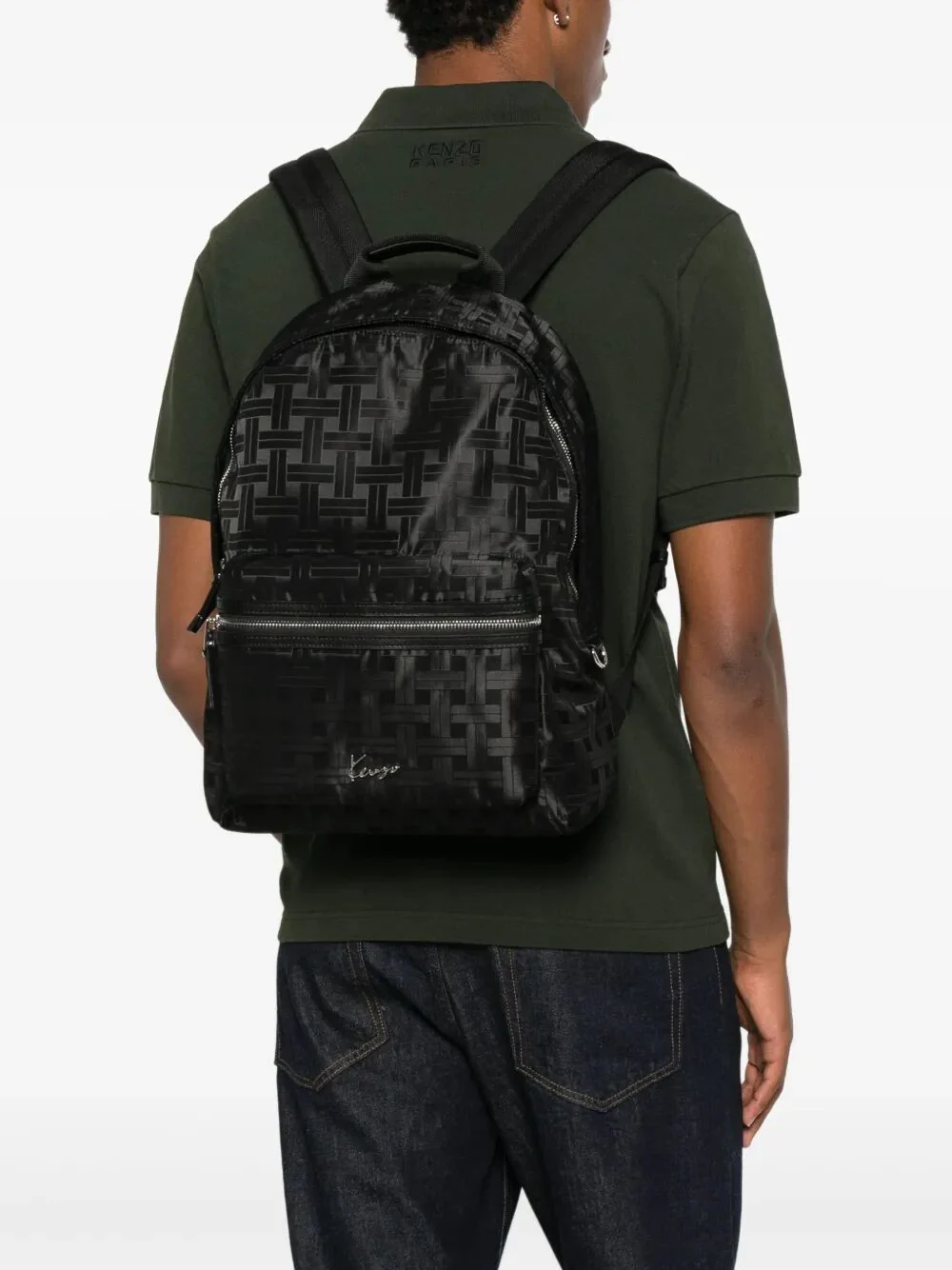 BACKPACK - - COTTON - BLACK - Image 3