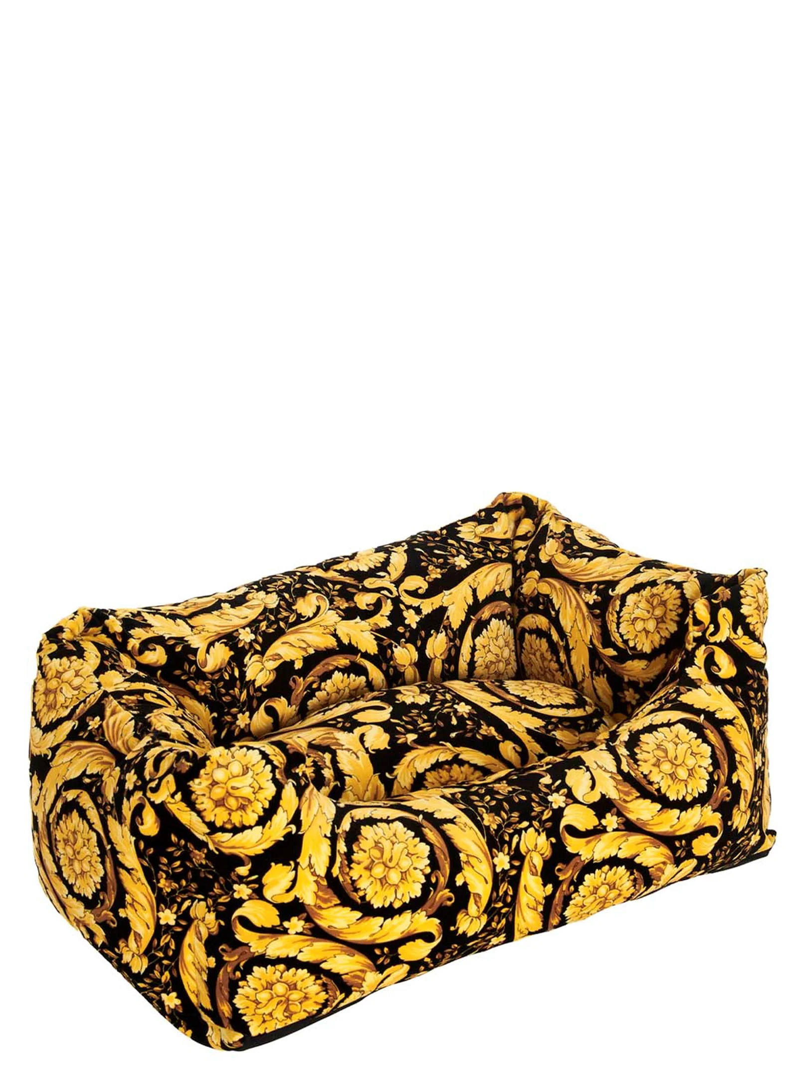 Barocco print dog bed