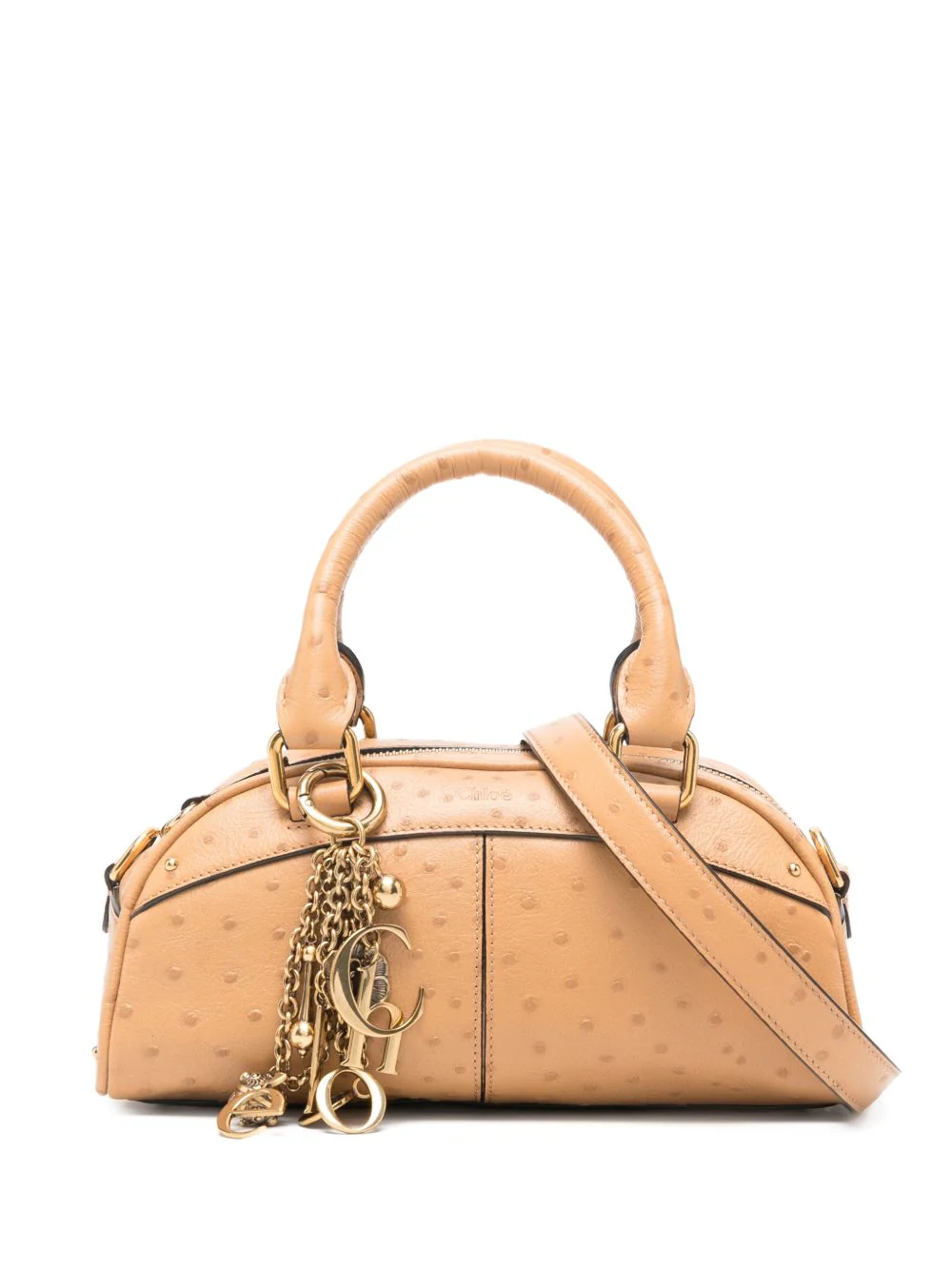 BEIGE LEATHER BAG