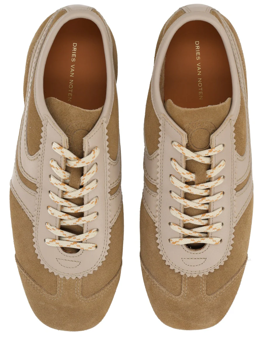 BEIGE LEATHER SNEAKER - Image 5