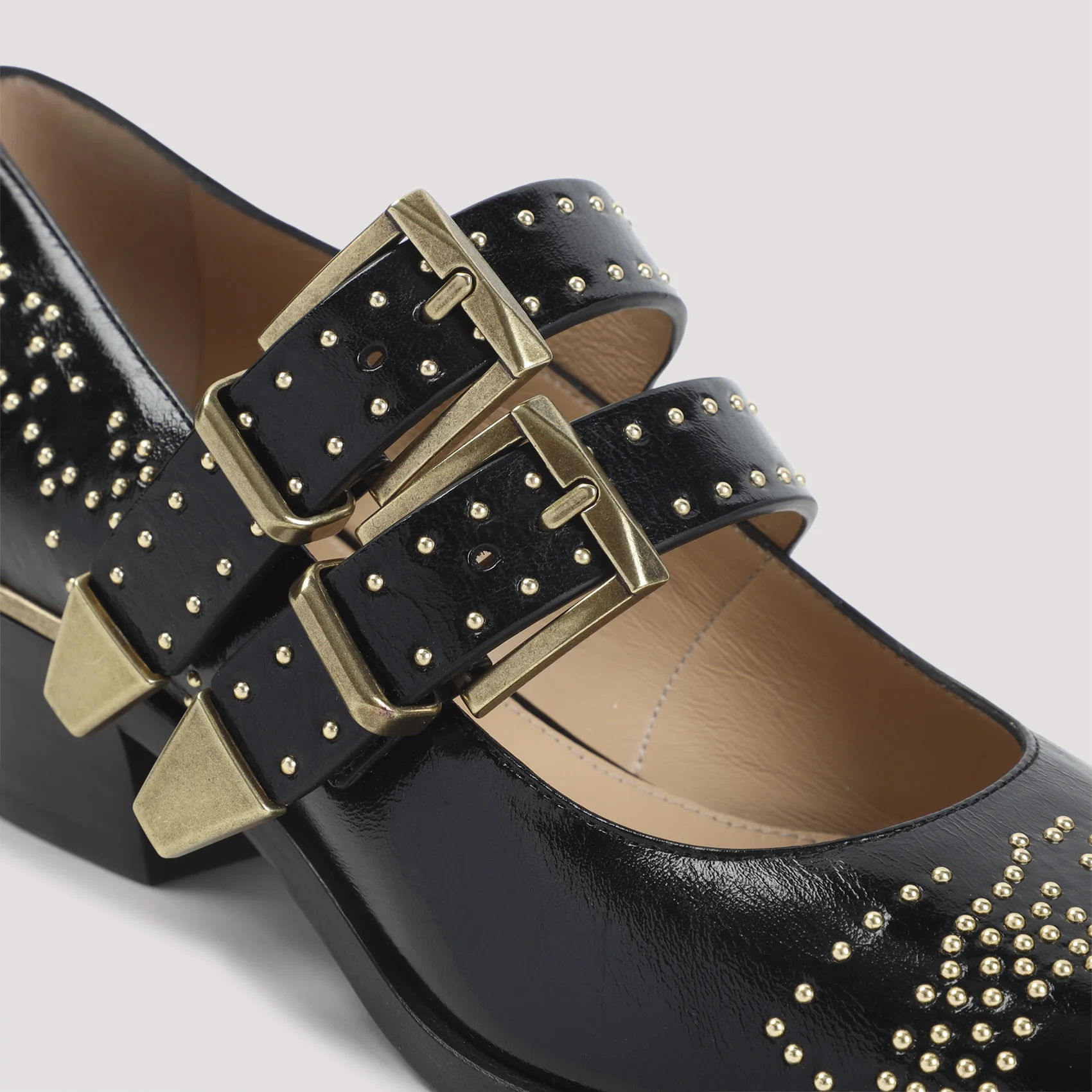 BLACK CALF LEATHER SUSAN PUMPS - Image 5