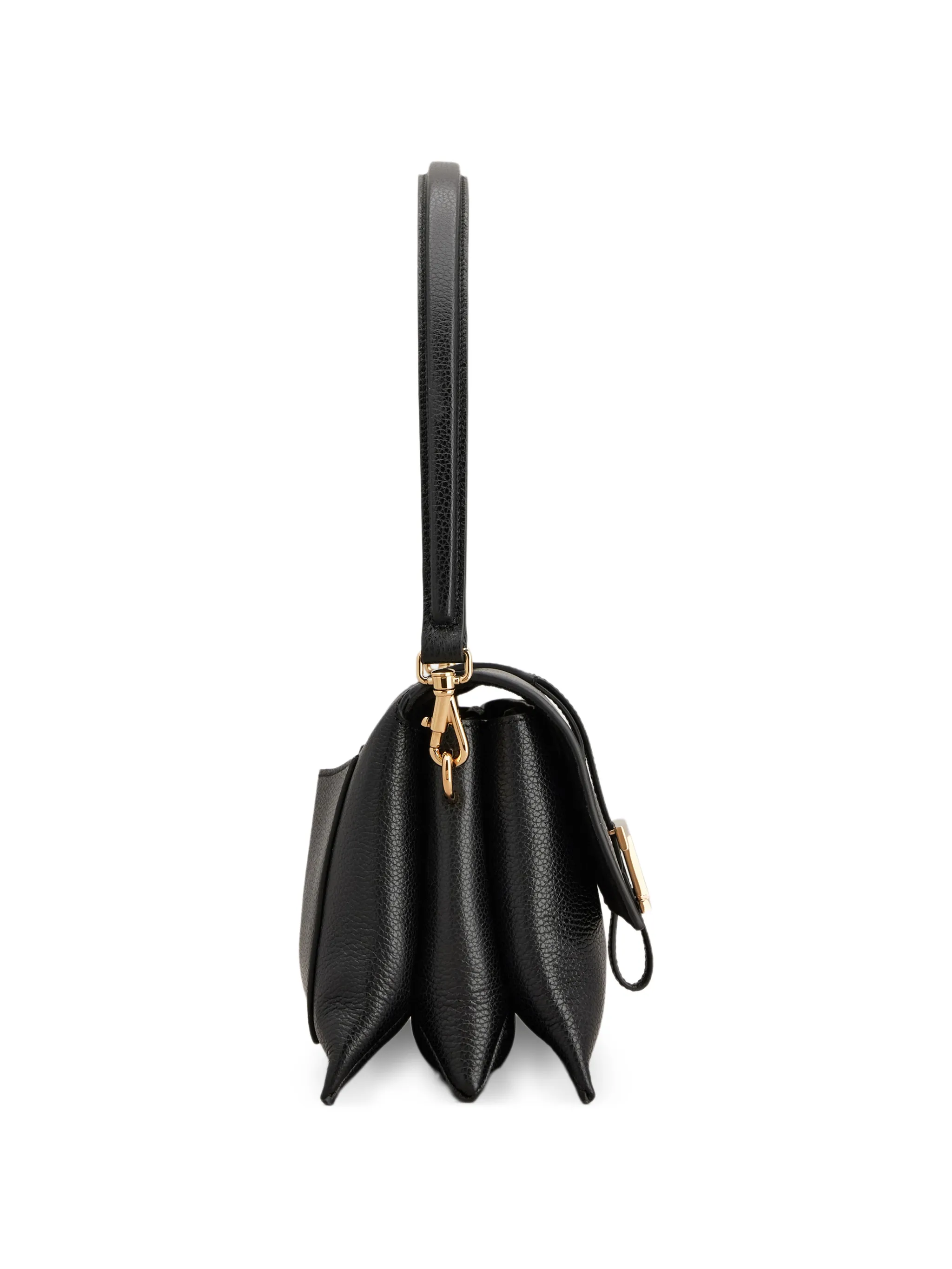 BLACK CALF SKIN LEATHER BAGS - Image 5