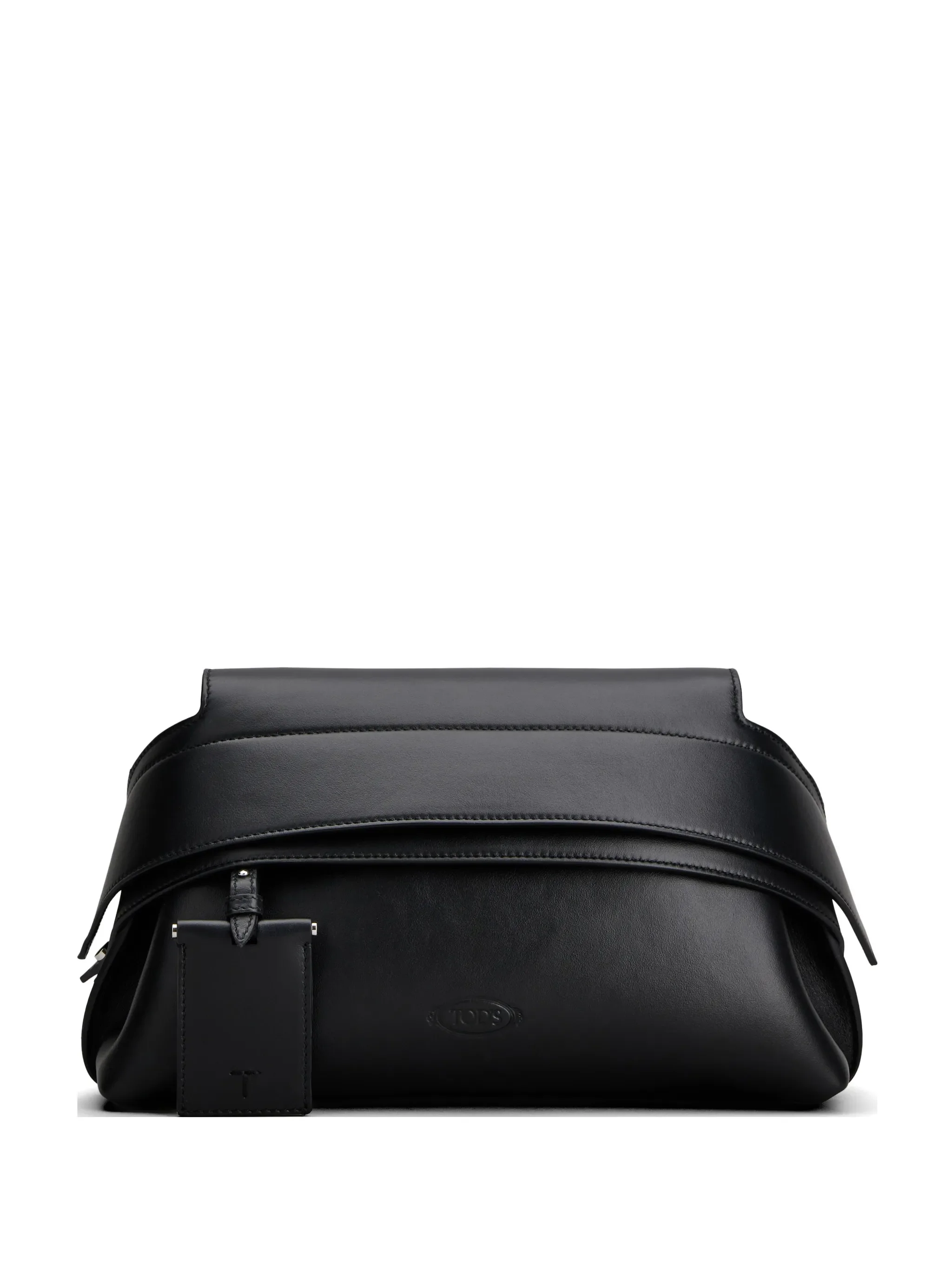 BLACK CALFSKIN WAV POUCH MINI