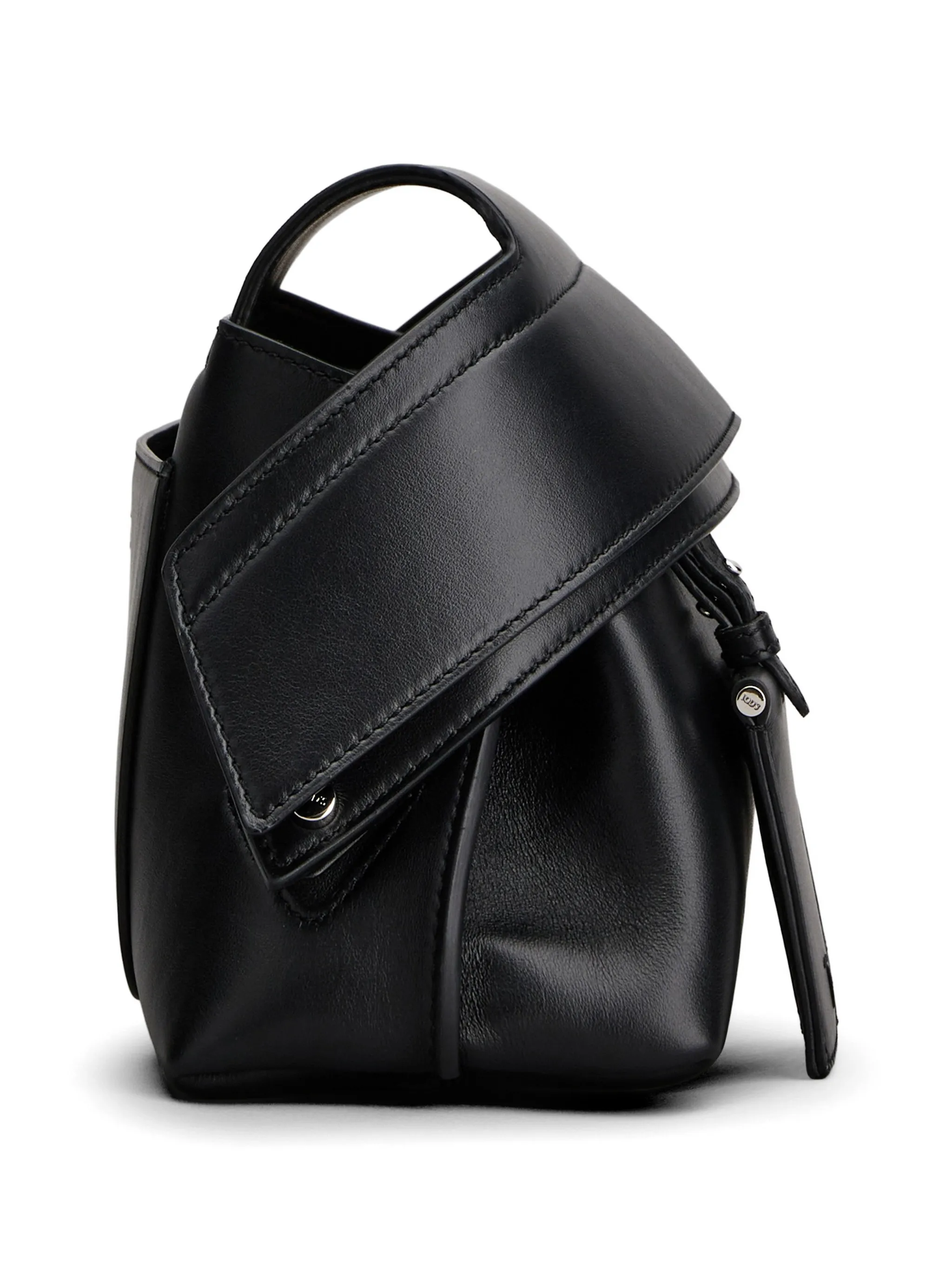 BLACK CALFSKIN WAV POUCH MINI - Image 2