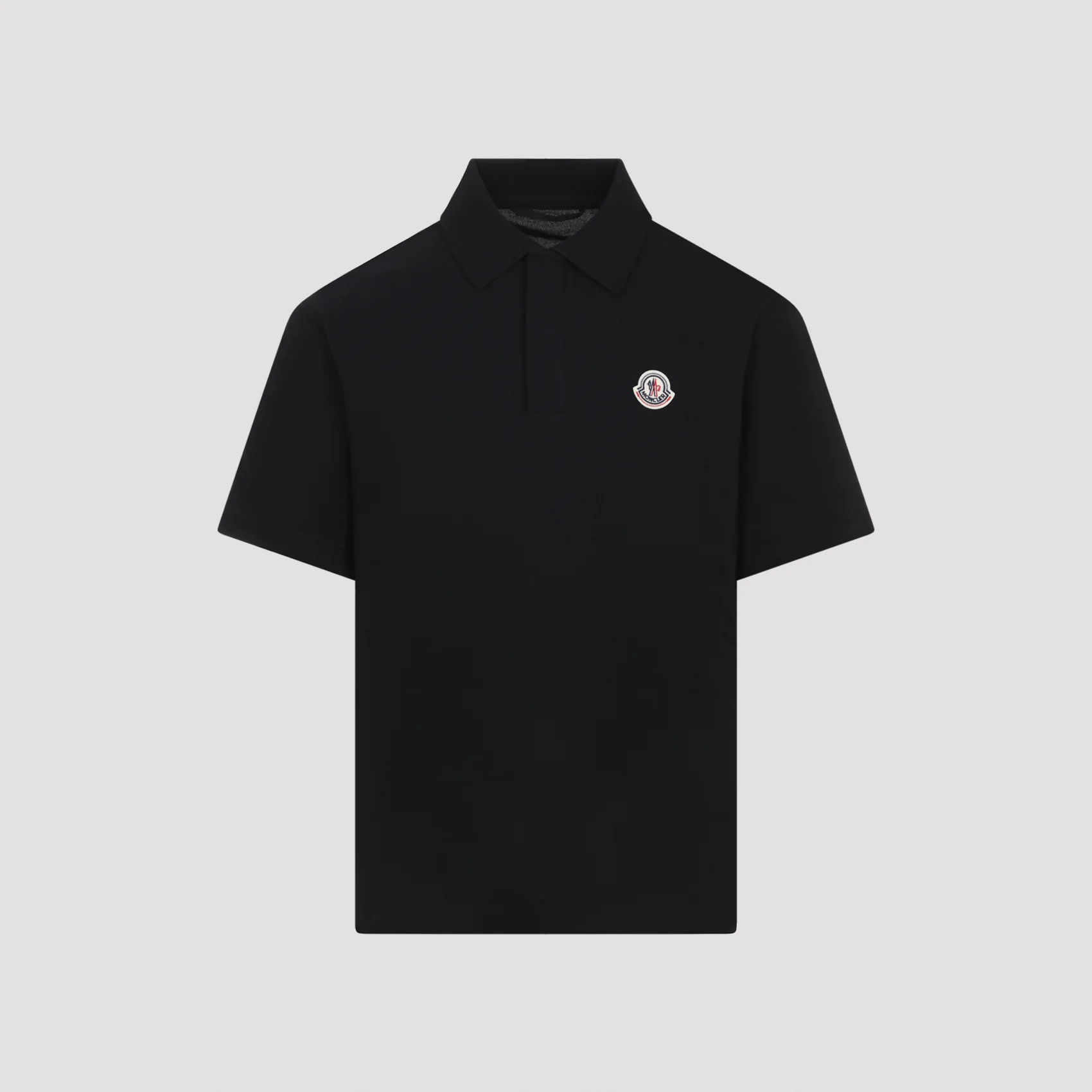 BLACK COTTON SHORT SLEEVES POLO - Image 2