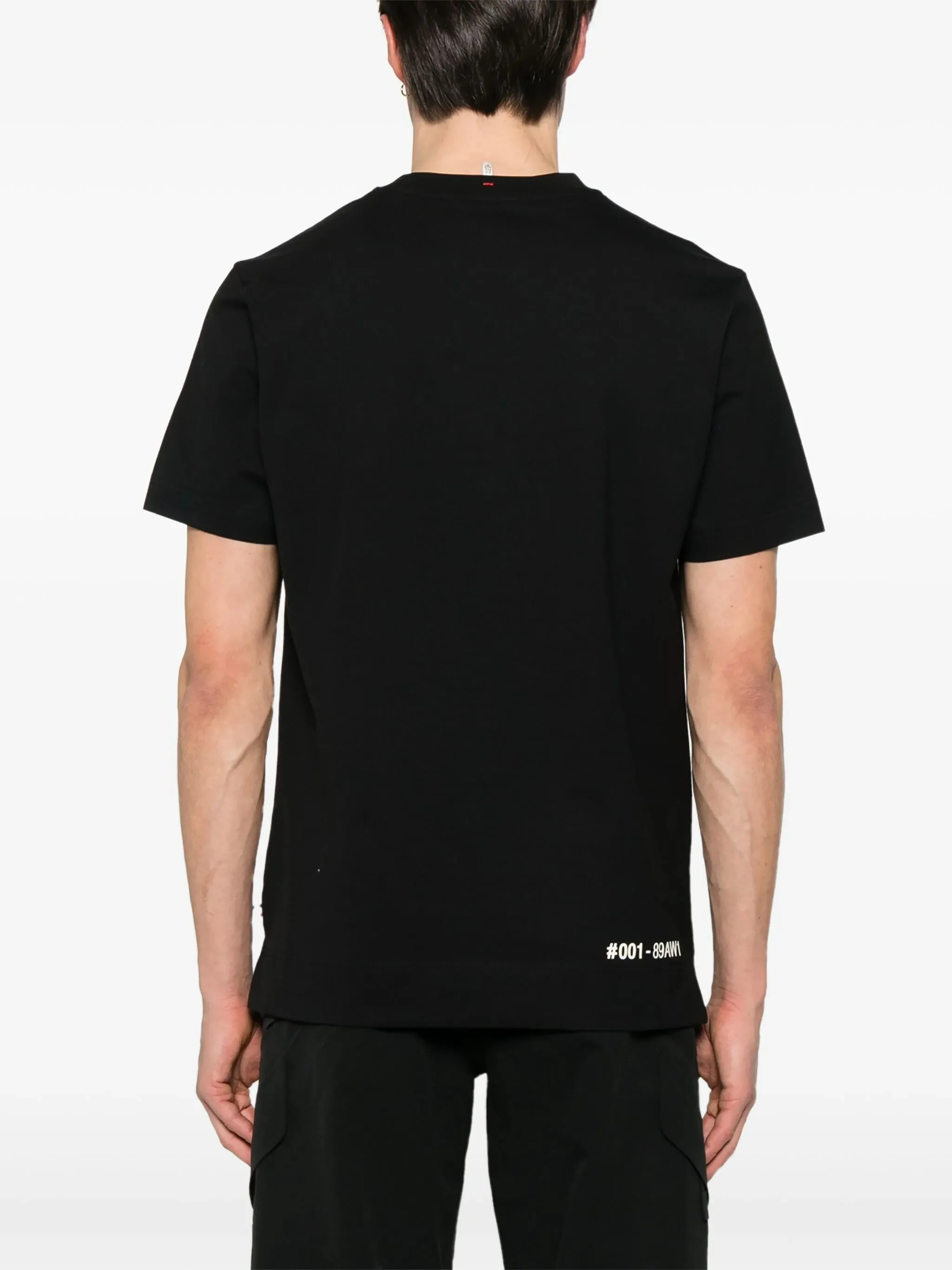 BLACK COTTON SS T-SHIRT - Image 3