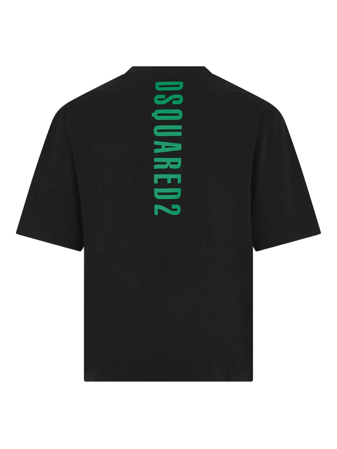 BLACK COTTON T-SHIRT - Image 2
