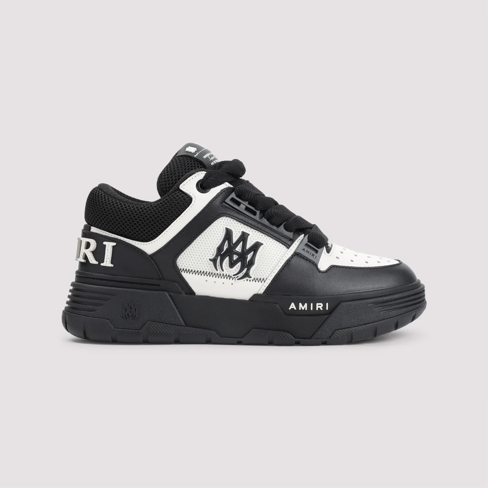 BLACK COW LEATHER SNEAKERS - Image 2