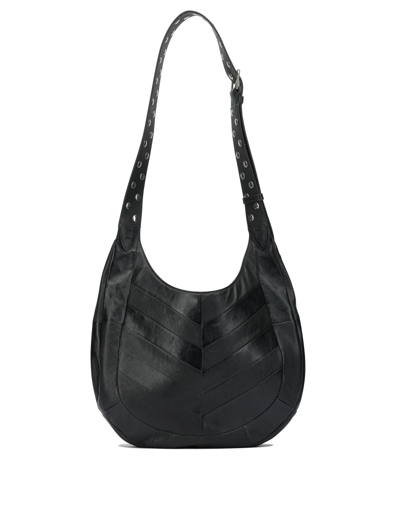 BLACK LAMB LEATHER CROSSBODY BAG - Image 3