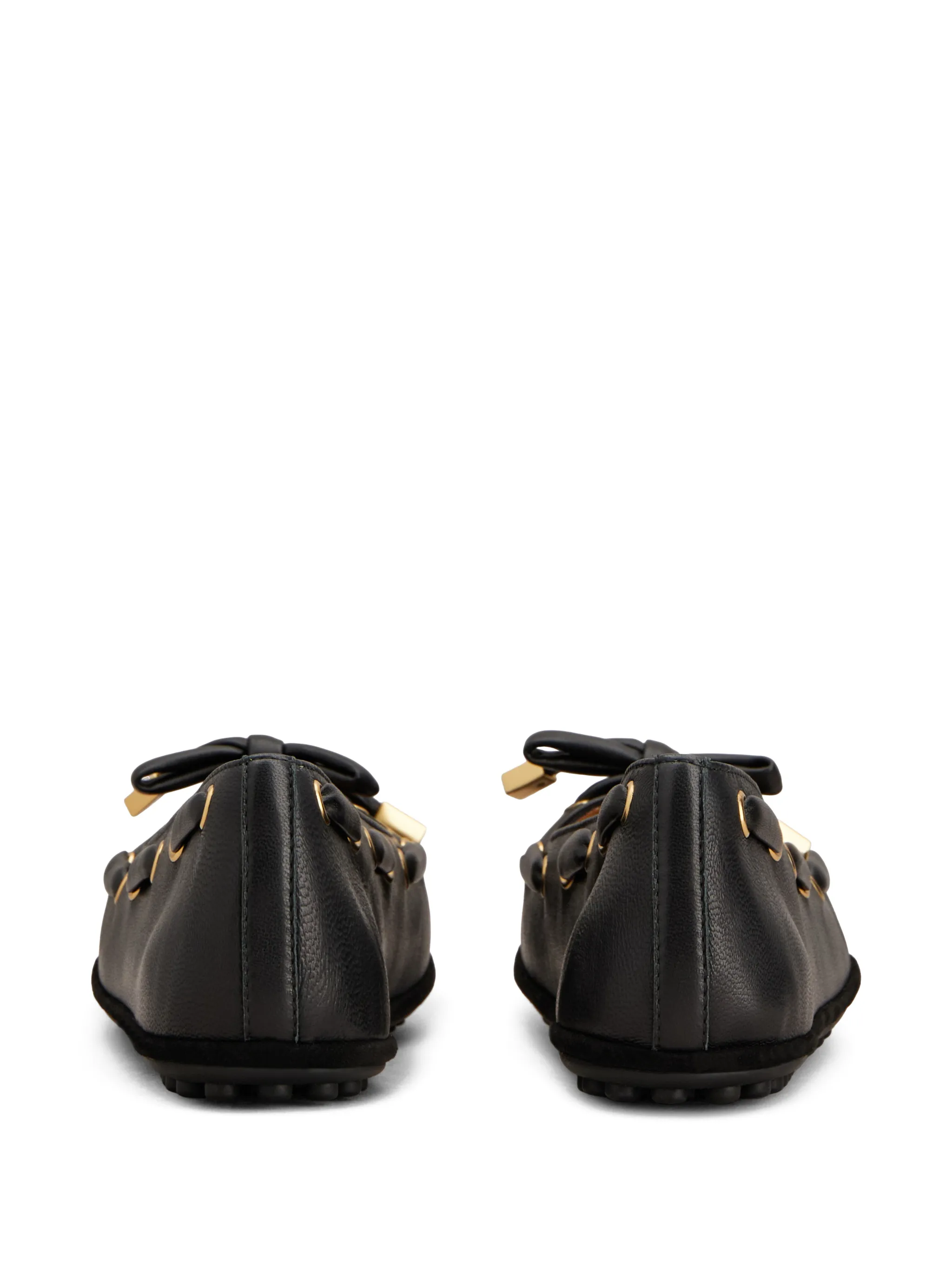 BLACK LAMBSKIN GOAT WOMAN SHOES - Image 4