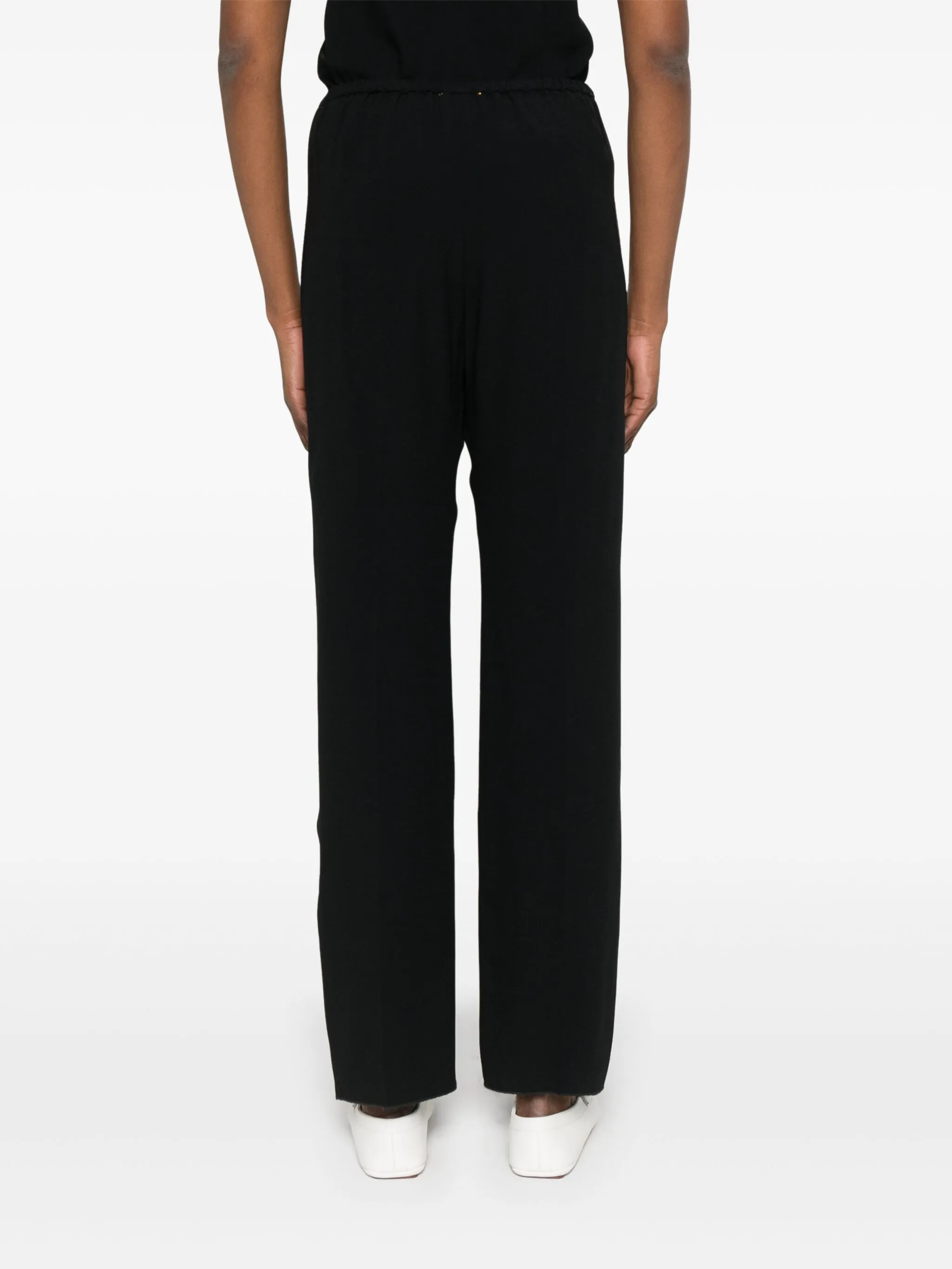 BLACK MATTE ANVERS SATIN PANTS - Image 5