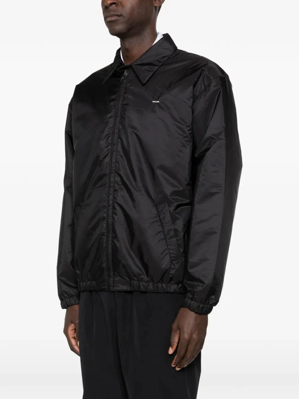 BLACK RE-NYLON PADDED JACKET - Image 4
