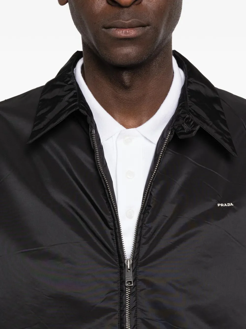 BLACK RE-NYLON PADDED JACKET - Image 5