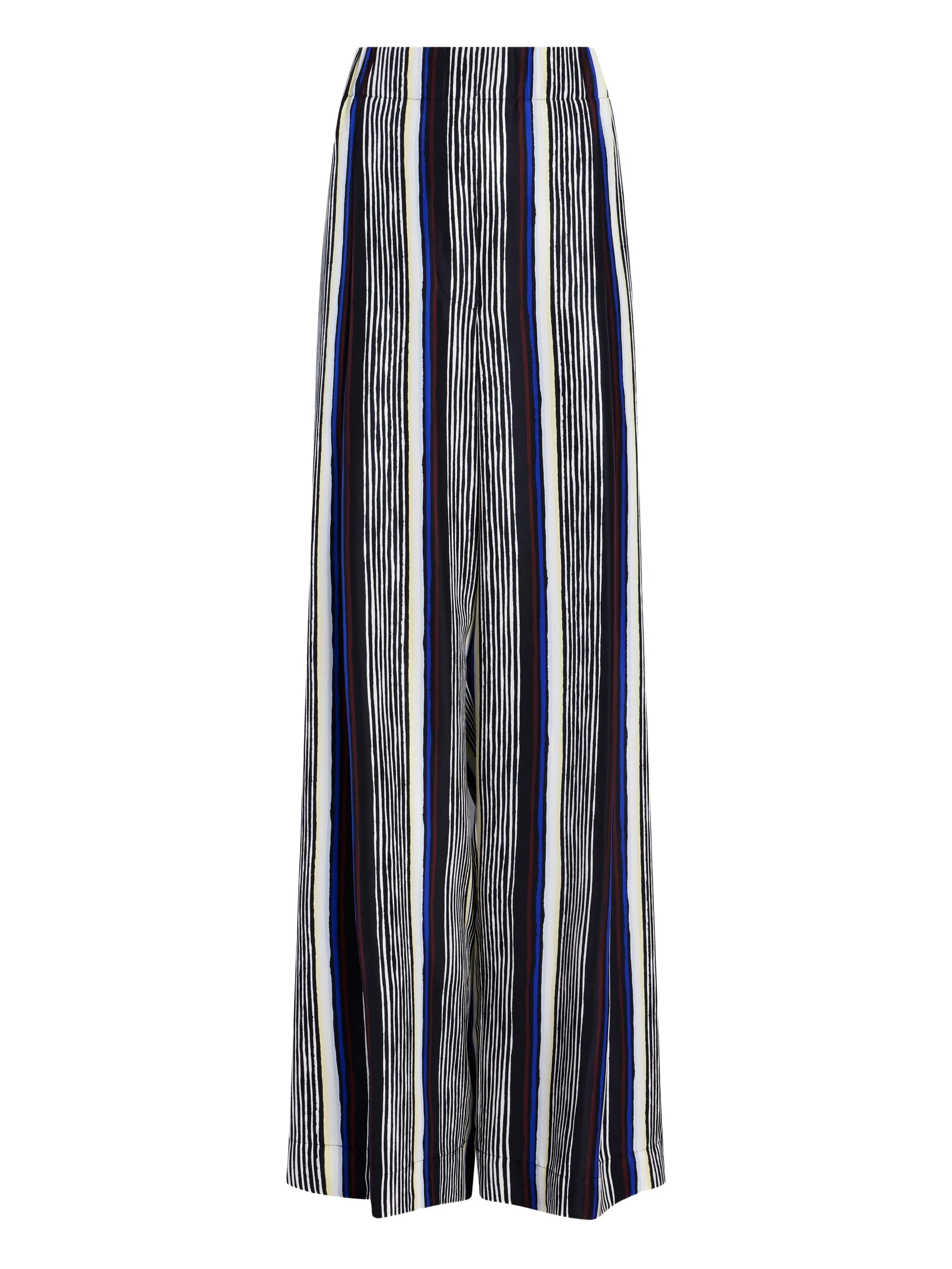 BLACK SILK AMIRA PANTS