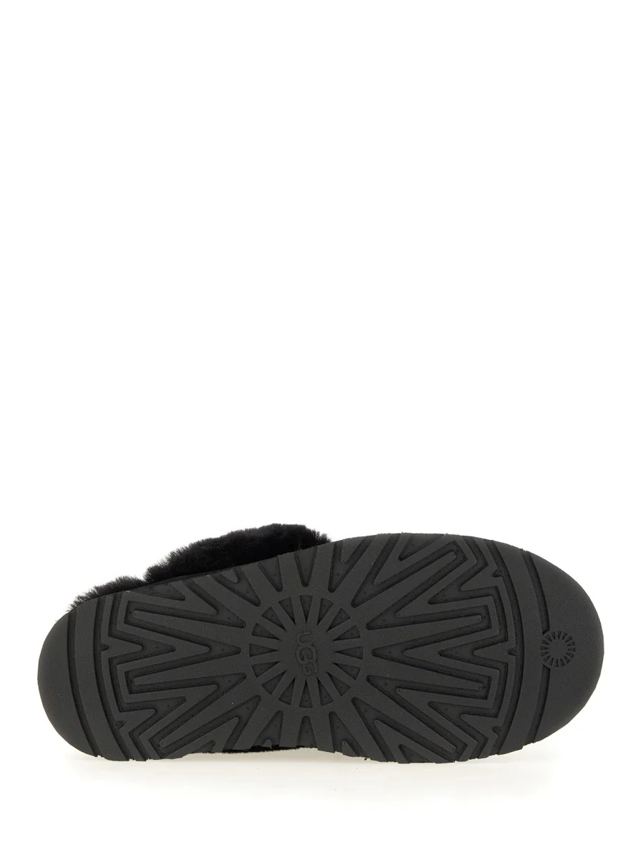 BLACK SUEDE DISQUETTE SLIPPERS - Image 5