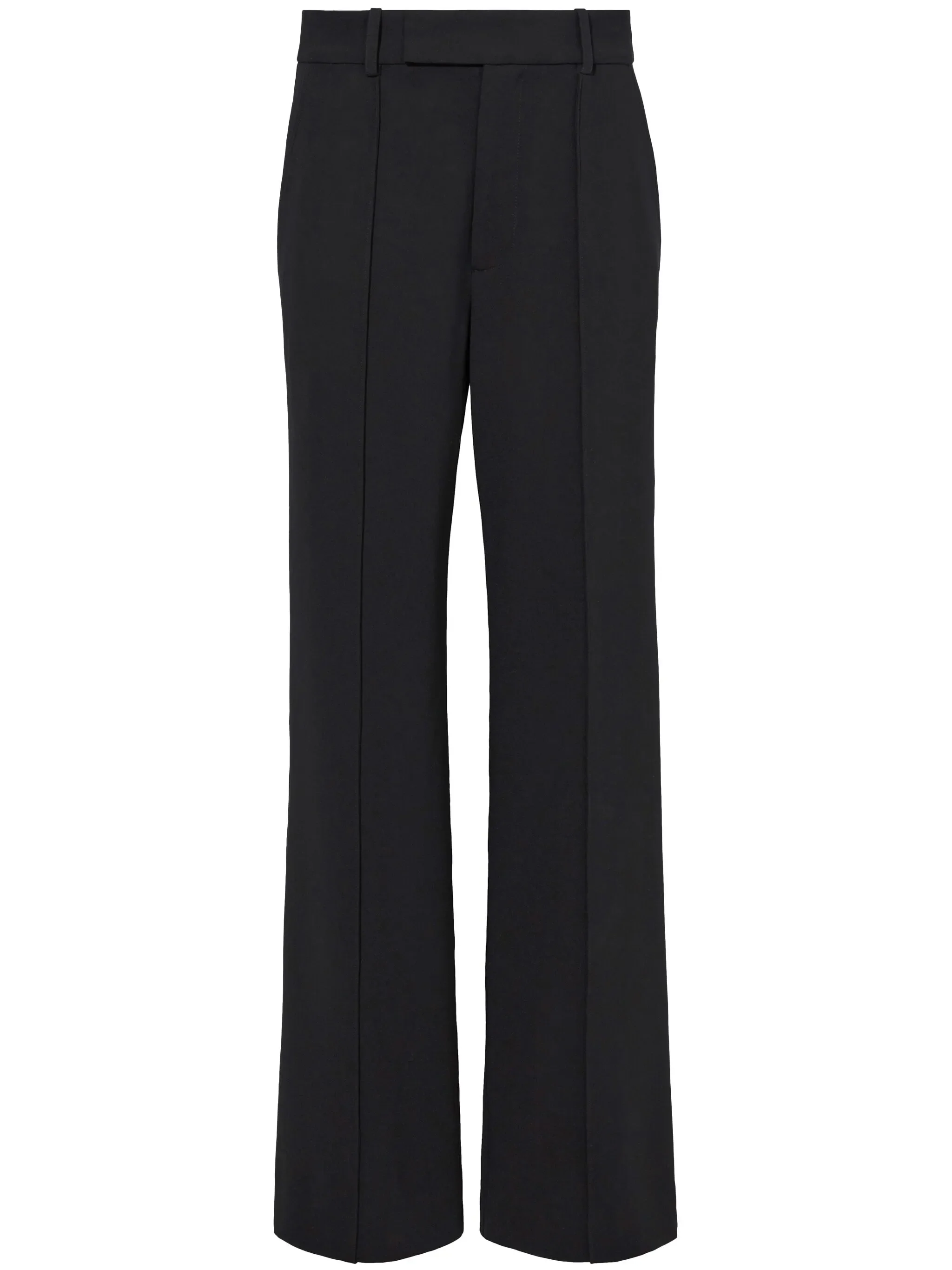 BLACK TRIACETATE POLYESTER WEYES PANTS