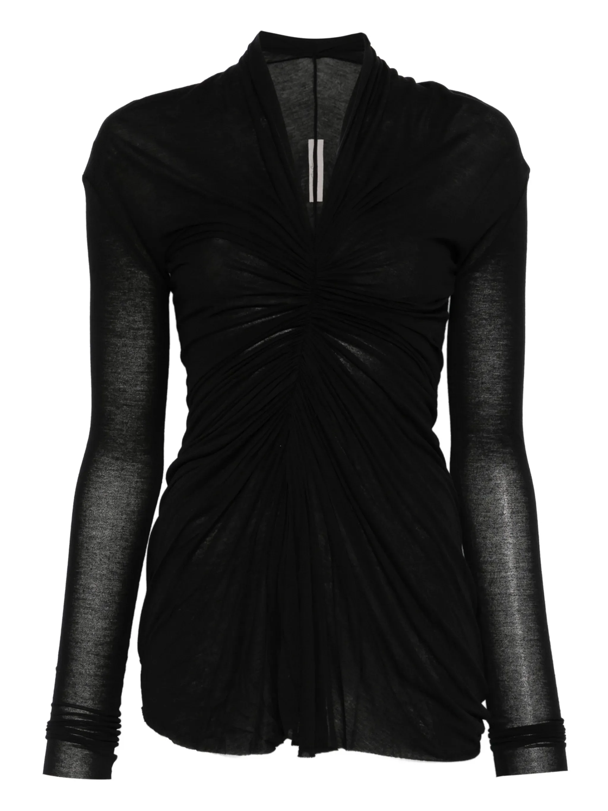 BLACK VISCOSE SILK RADIANCE TOP