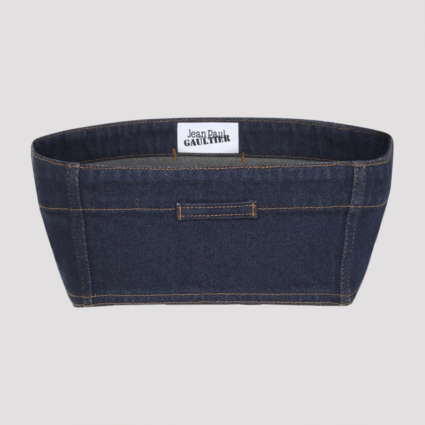 BLUE DENIM BRA TOP - Image 3
