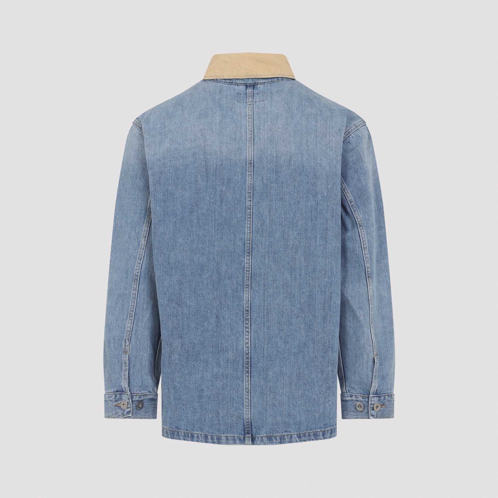 BLUE DUSTY COTTON WARREN CHORE COAT - Image 3