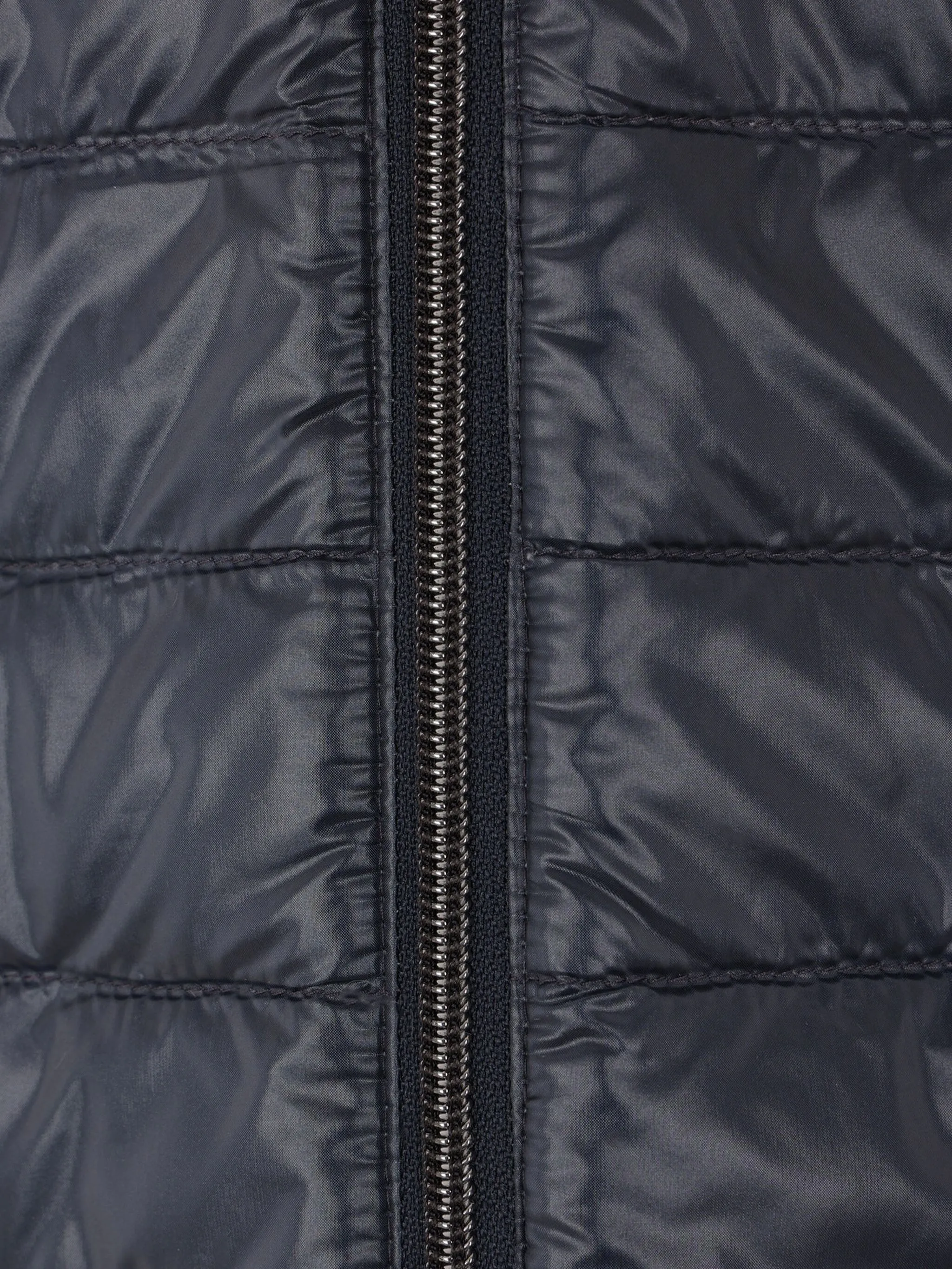 BLUE GREY POLYAMIDE WOVEN VEST - Image 3