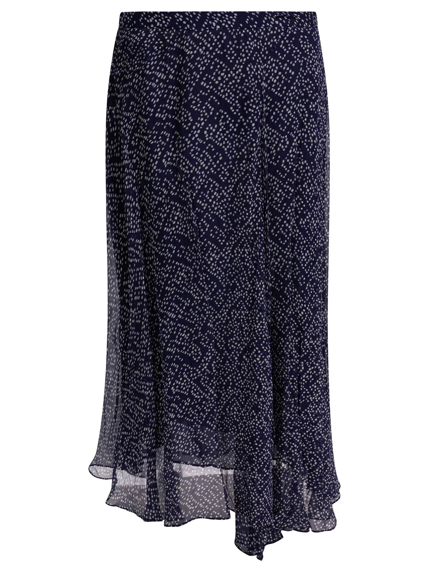 BLUE VISCOSE SKIRT