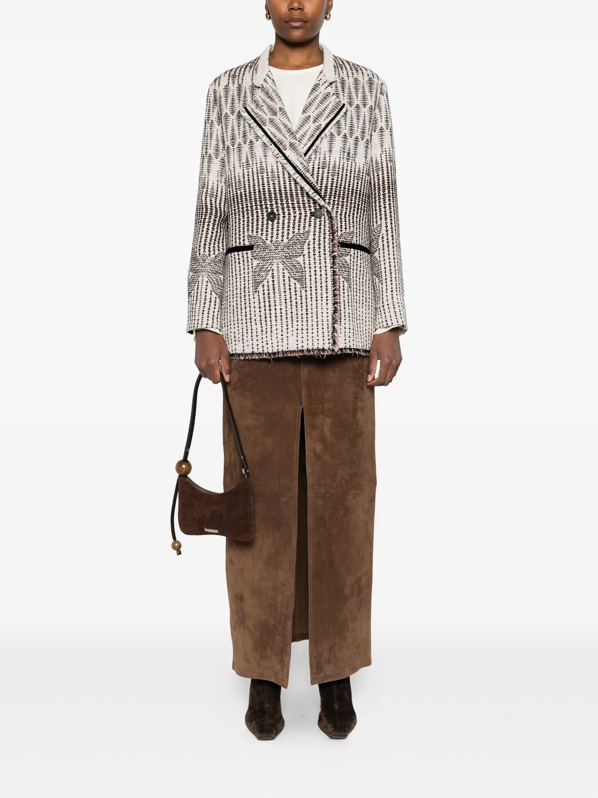 BOROTALCO JACQUARD LIBELLE OVERJACKET - Image 2