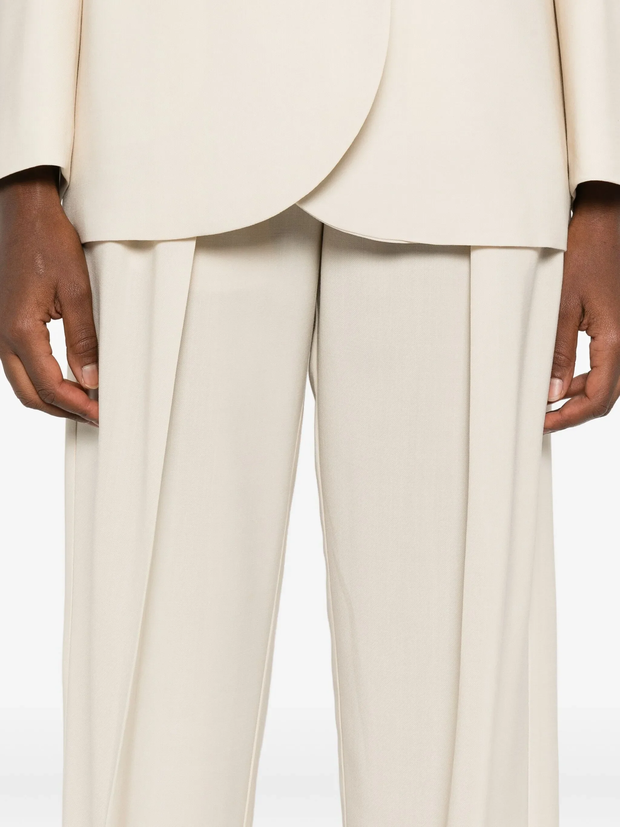 BOROTALCO WOOL VISCOSE SARTORIAL PANTS - Image 3