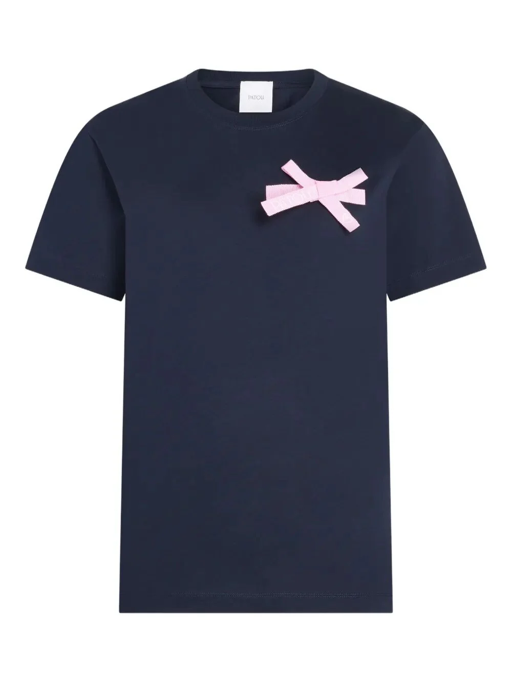 BOW T-SHIRT IN ORGANIC COTTON