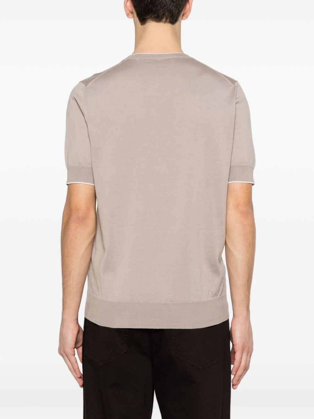 BROWN COTTON T-SHIRT - Image 5