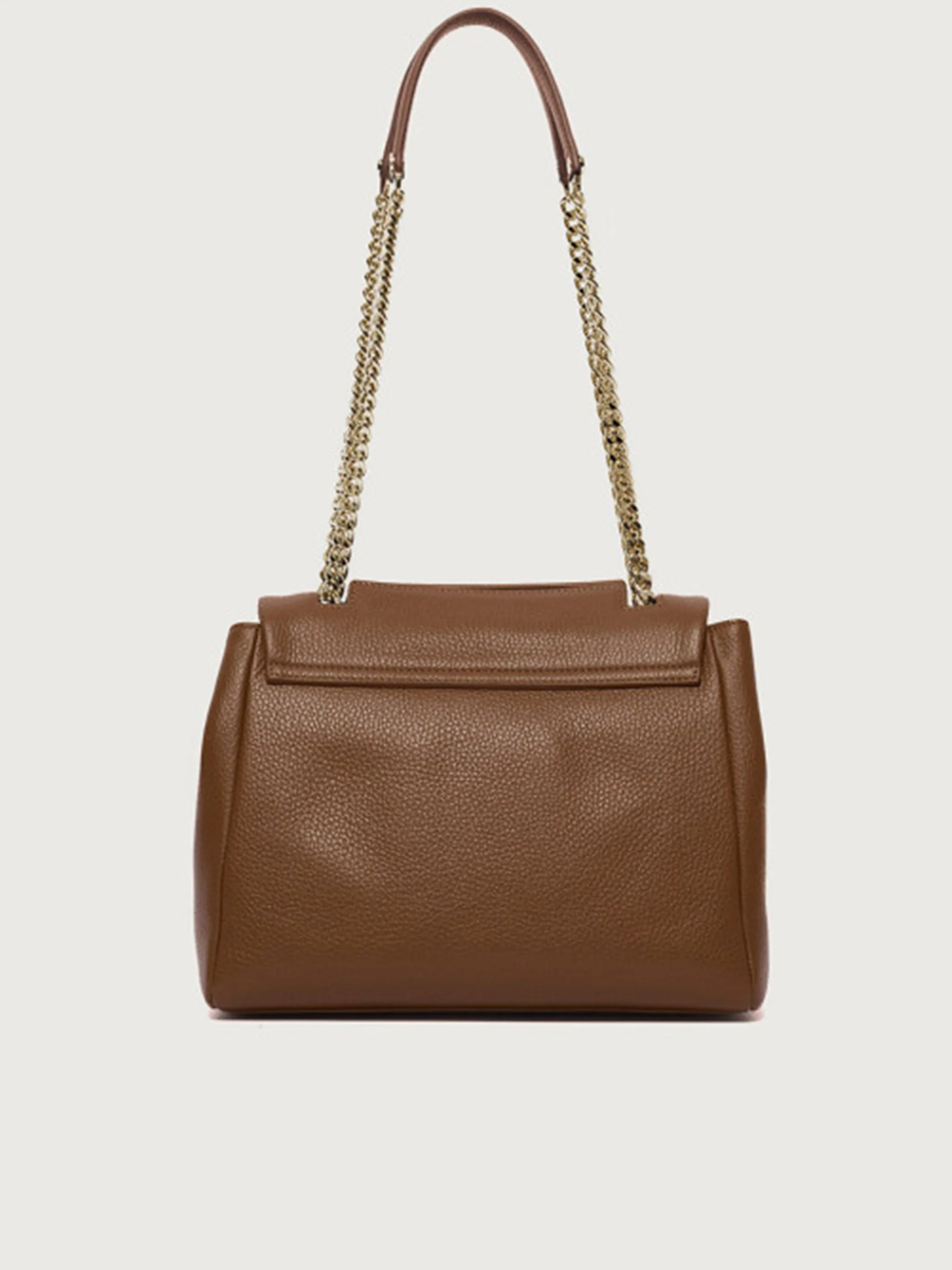 BROWN LEATHER SVEVA BAG - Image 2