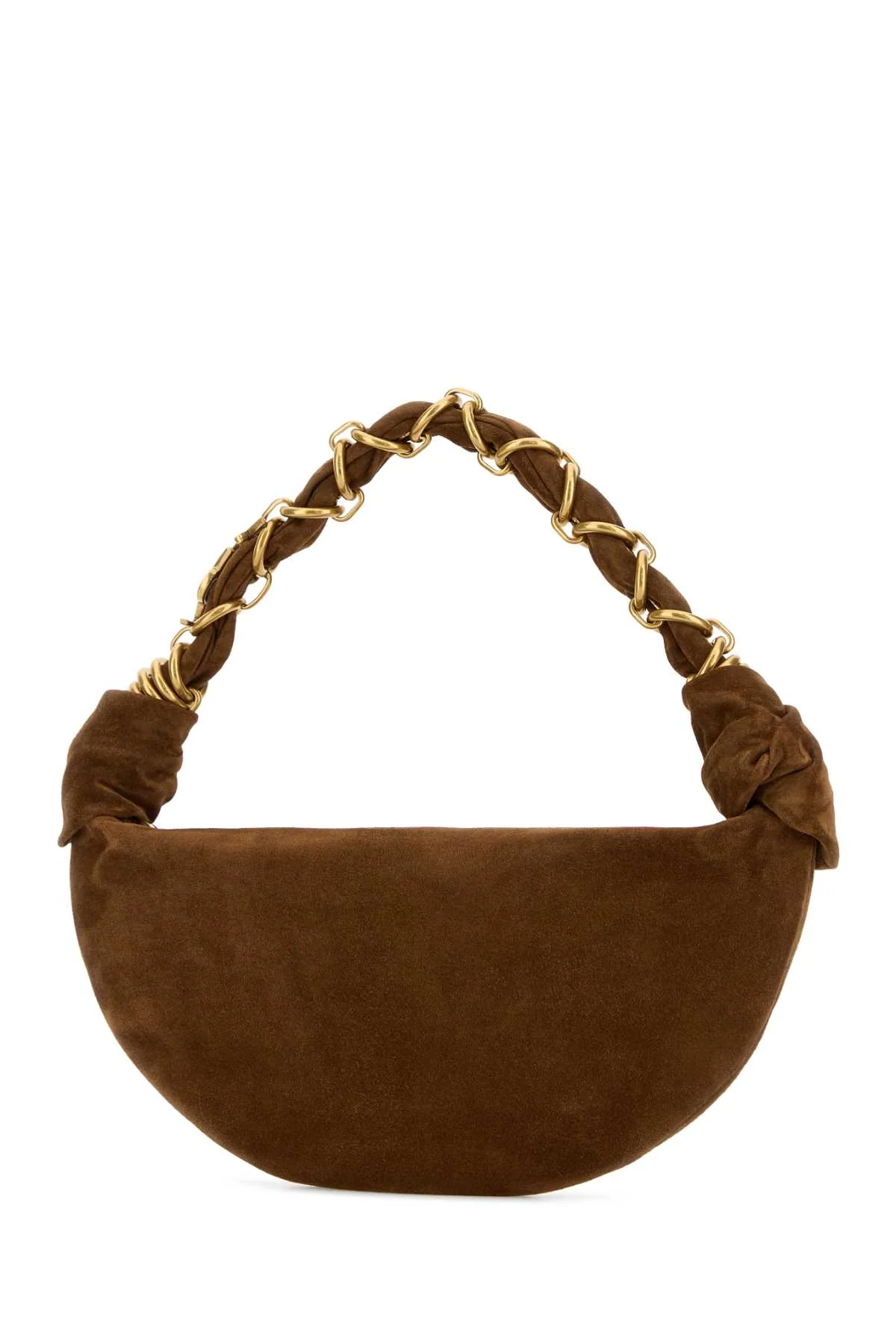 BROWN SUEDE AMALIA SHOULDER BAG - Image 2