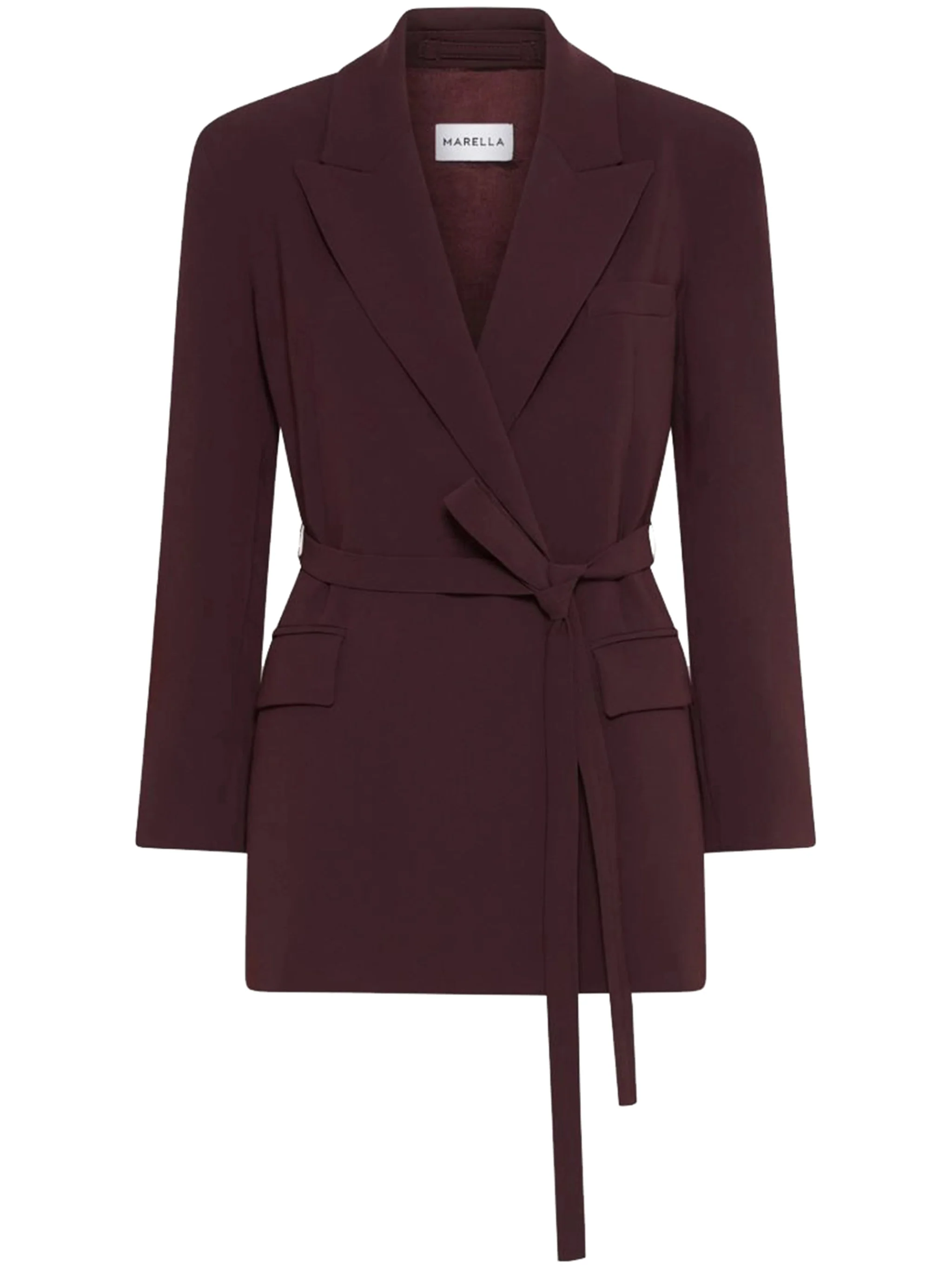 BROWN TRIACETATE BLAZER MLLZERBINO