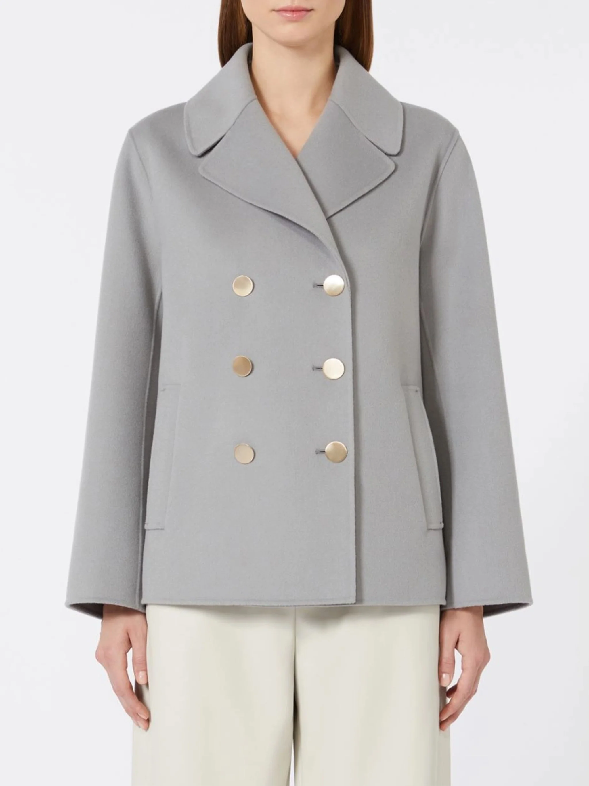 BUTTONED FABRIC COAT - Image 2