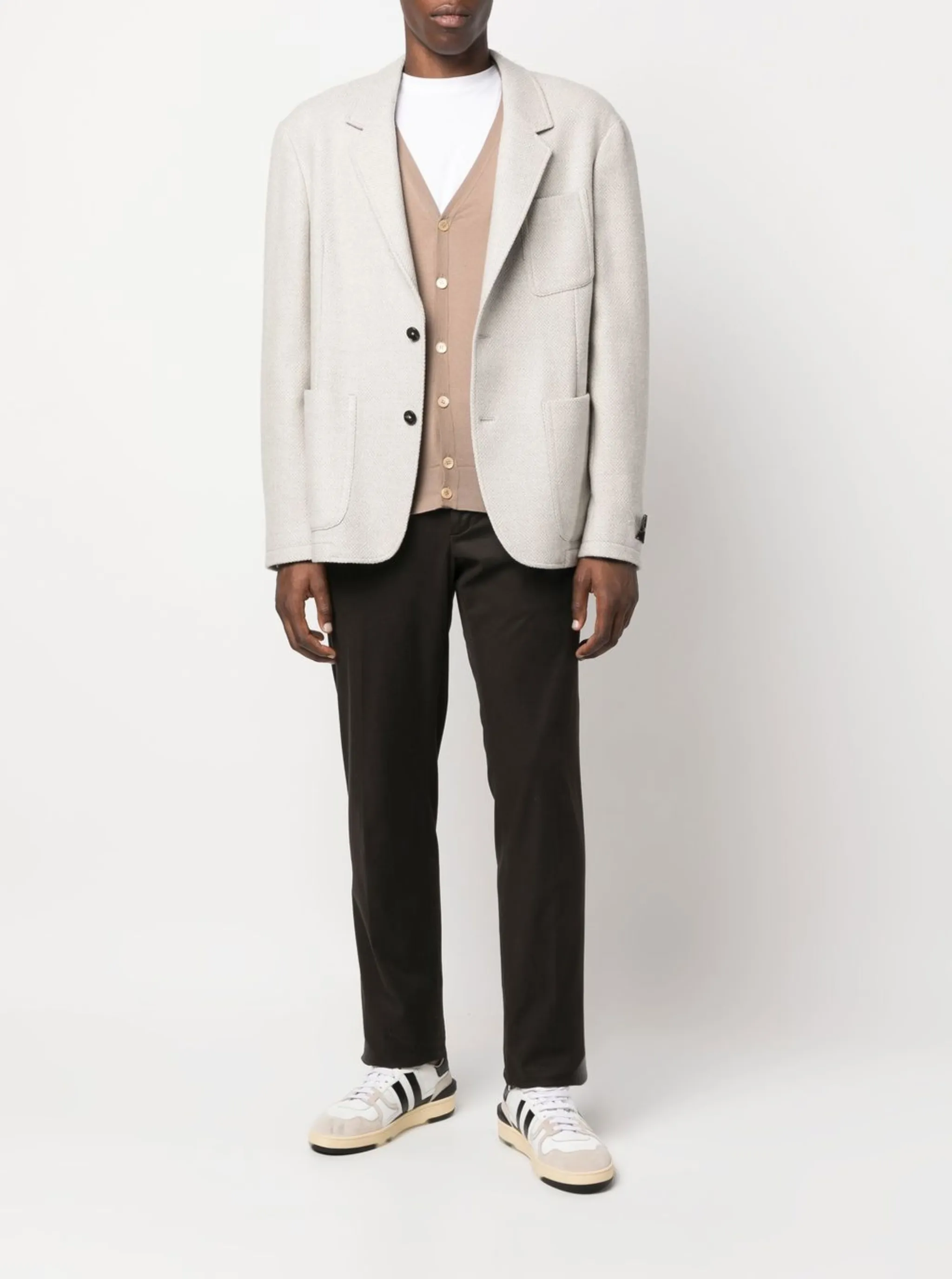 CAMEL KID WOOL BOTTON CARDIGAN - Image 3