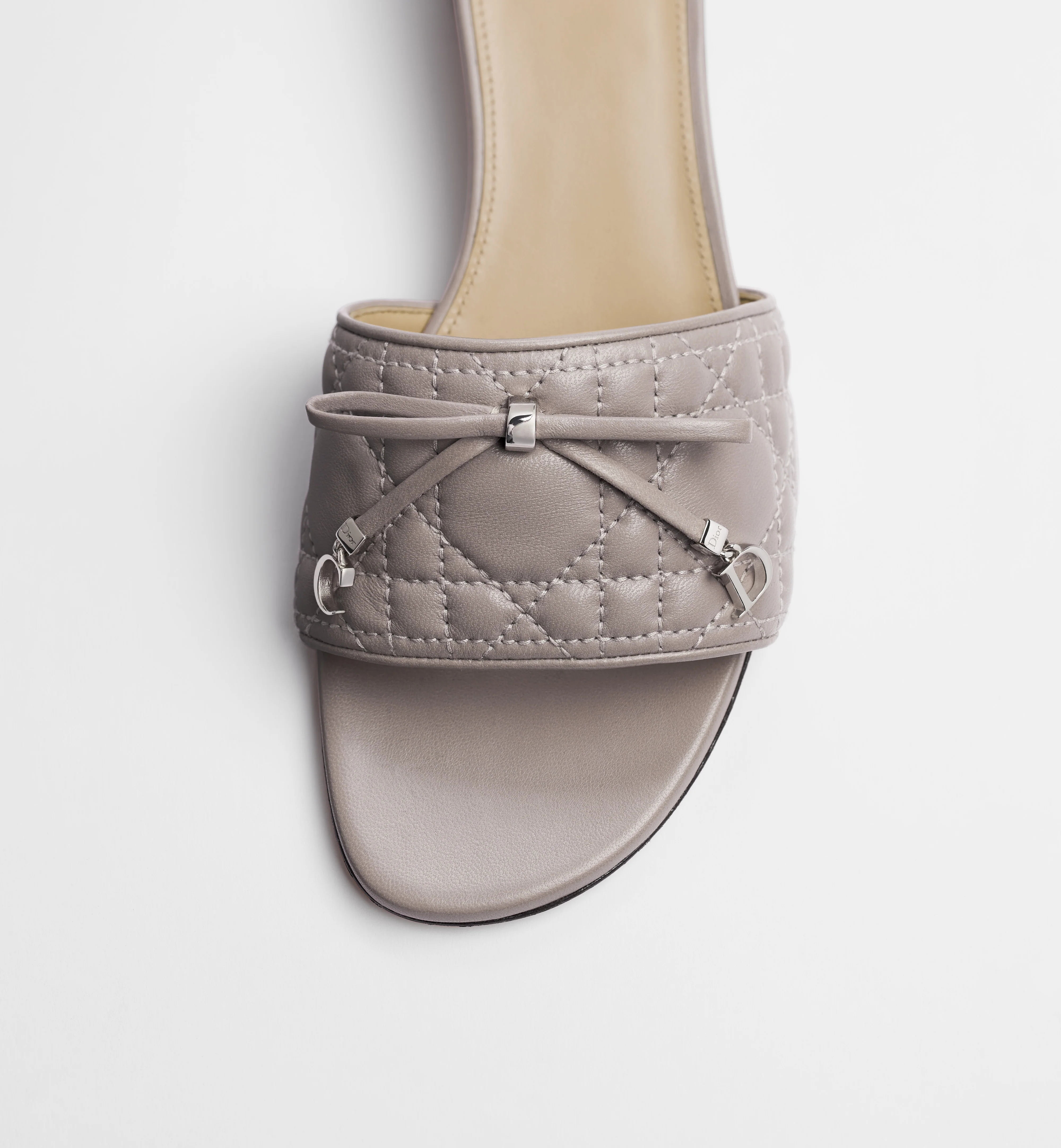 "Cannage Heeled Slide 35mm" heeled sandals - Image 4