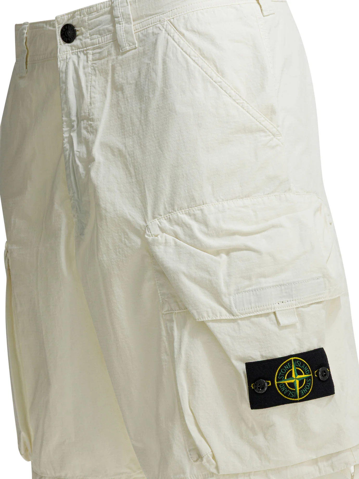 Cargo shorts in denim - Image 4