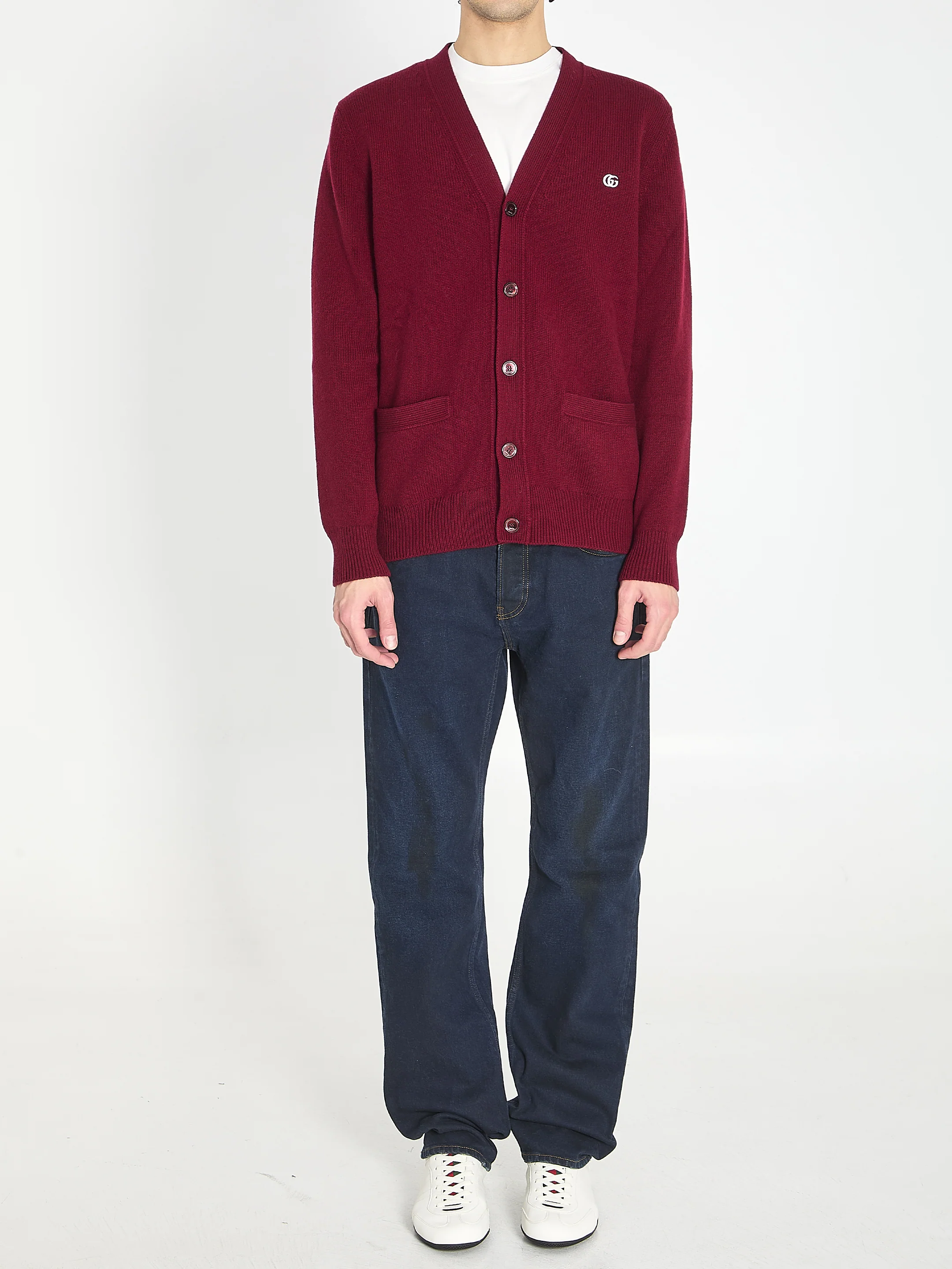 CASHMERE WOOL CARDIGAN WITH EMBROIDERY - Image 5