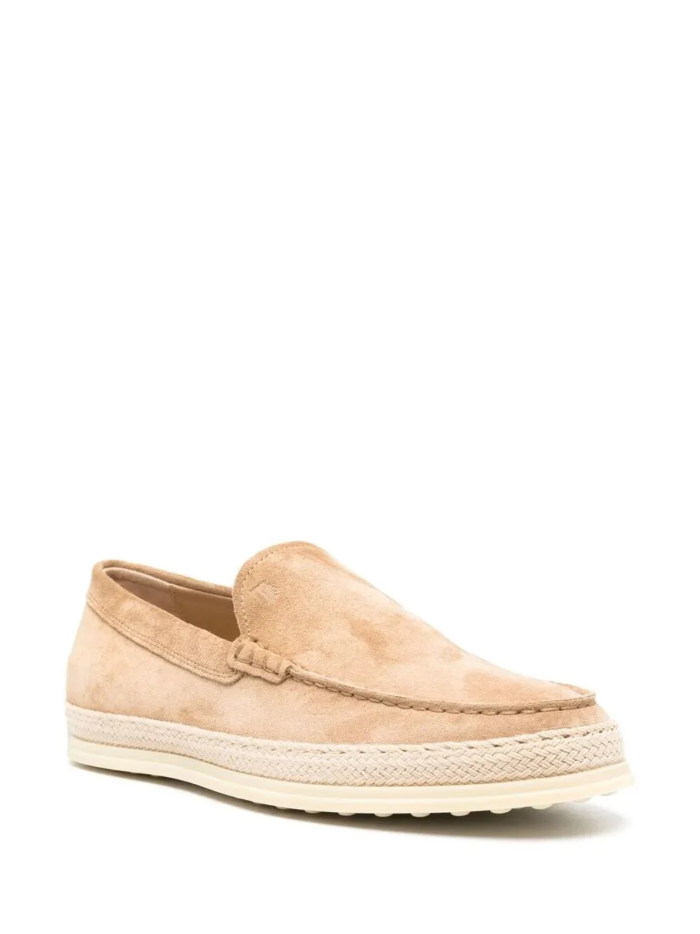 CORD WEAVING SLIP-ON SUEDE LOAFERS - Image 2