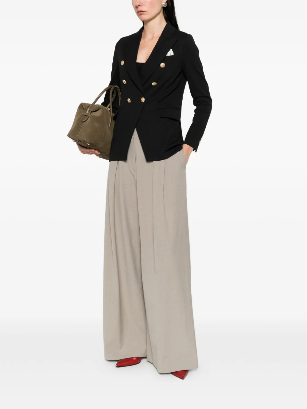 COTTON DOUBLE-BREASTED JACKET - Image 2