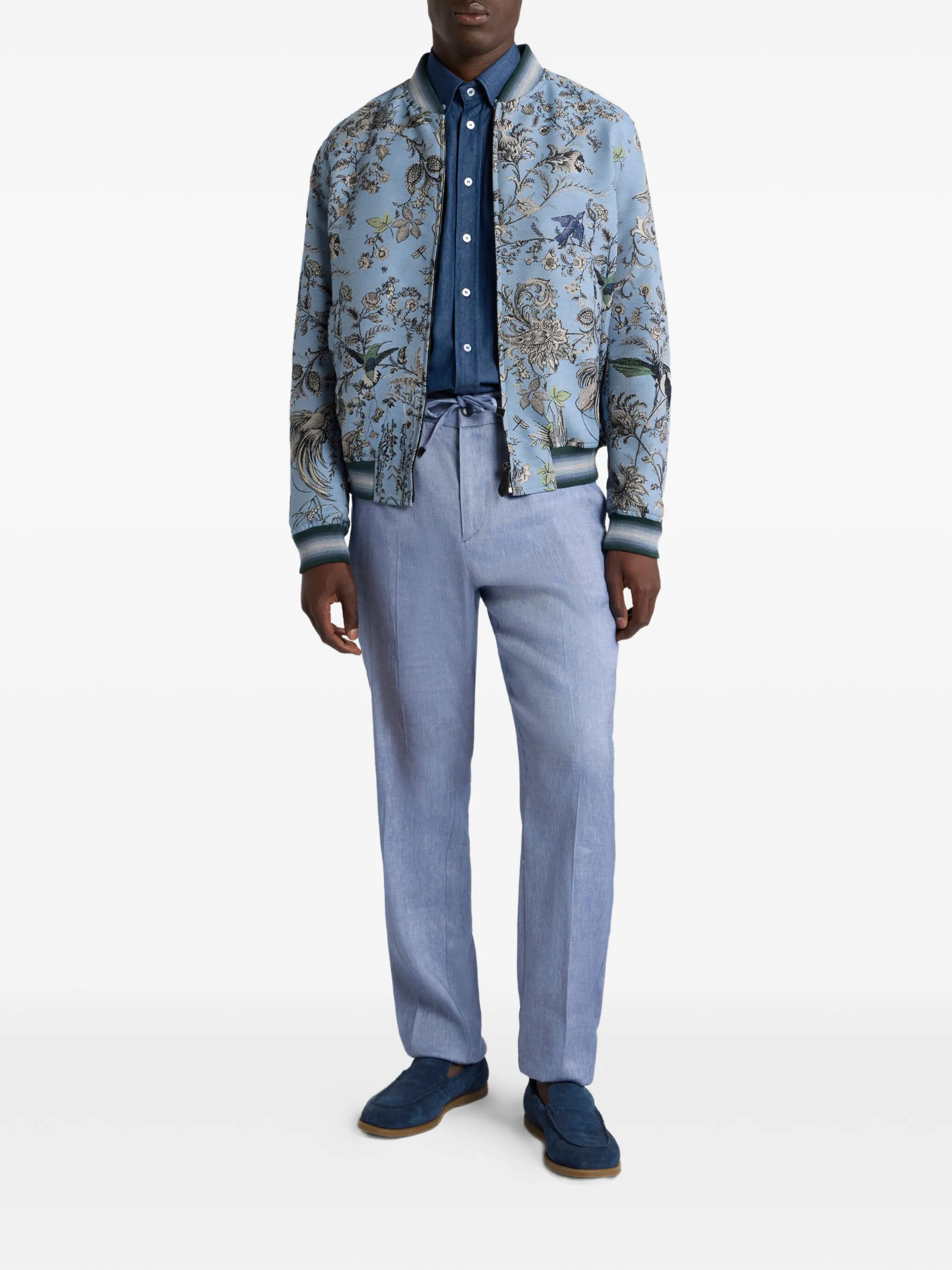 COTTON POLYESTER CLASSIC BOMBER - Image 2