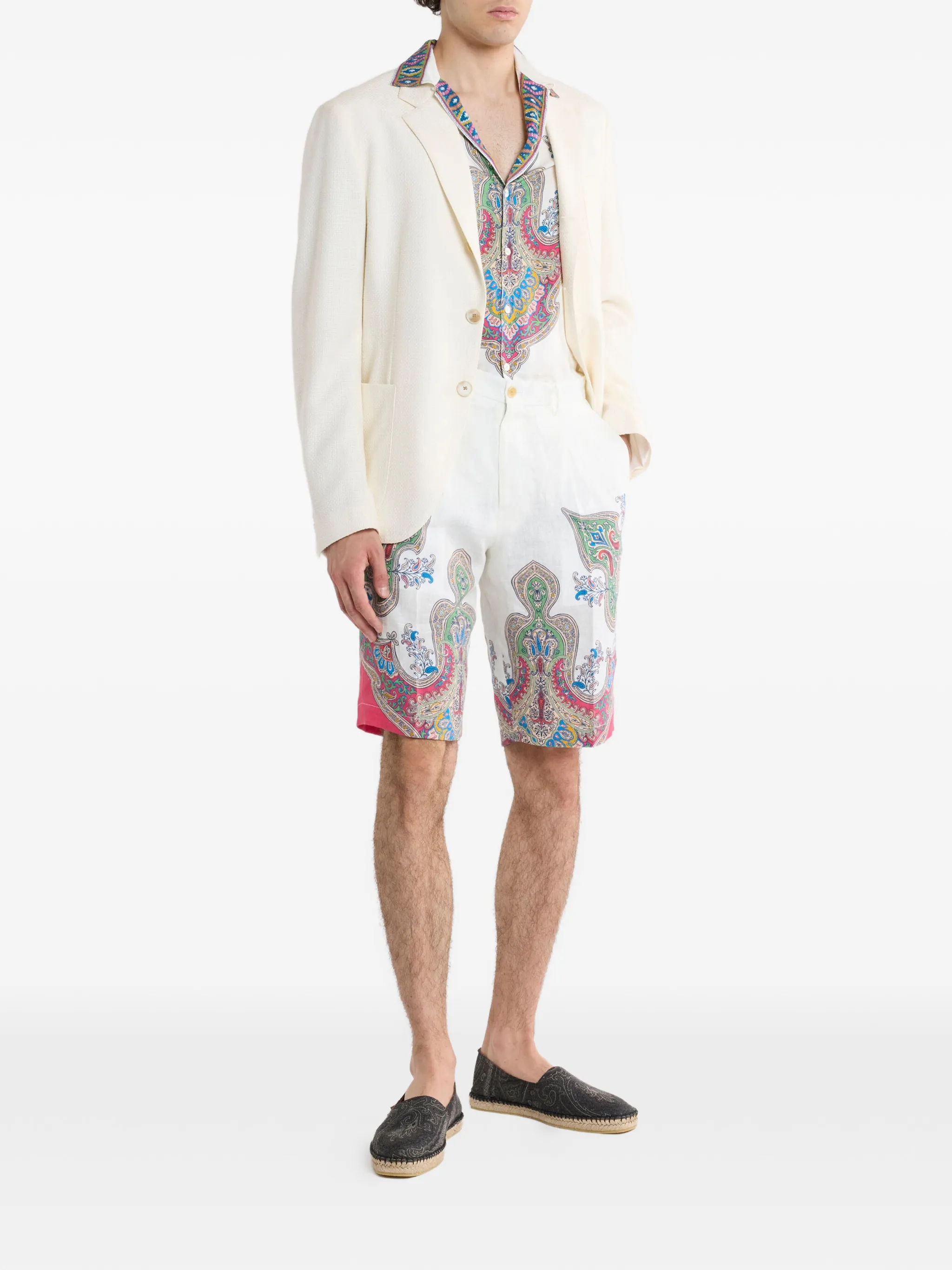 COTTON WOOL VISCOSE JACKET MAN - Image 3